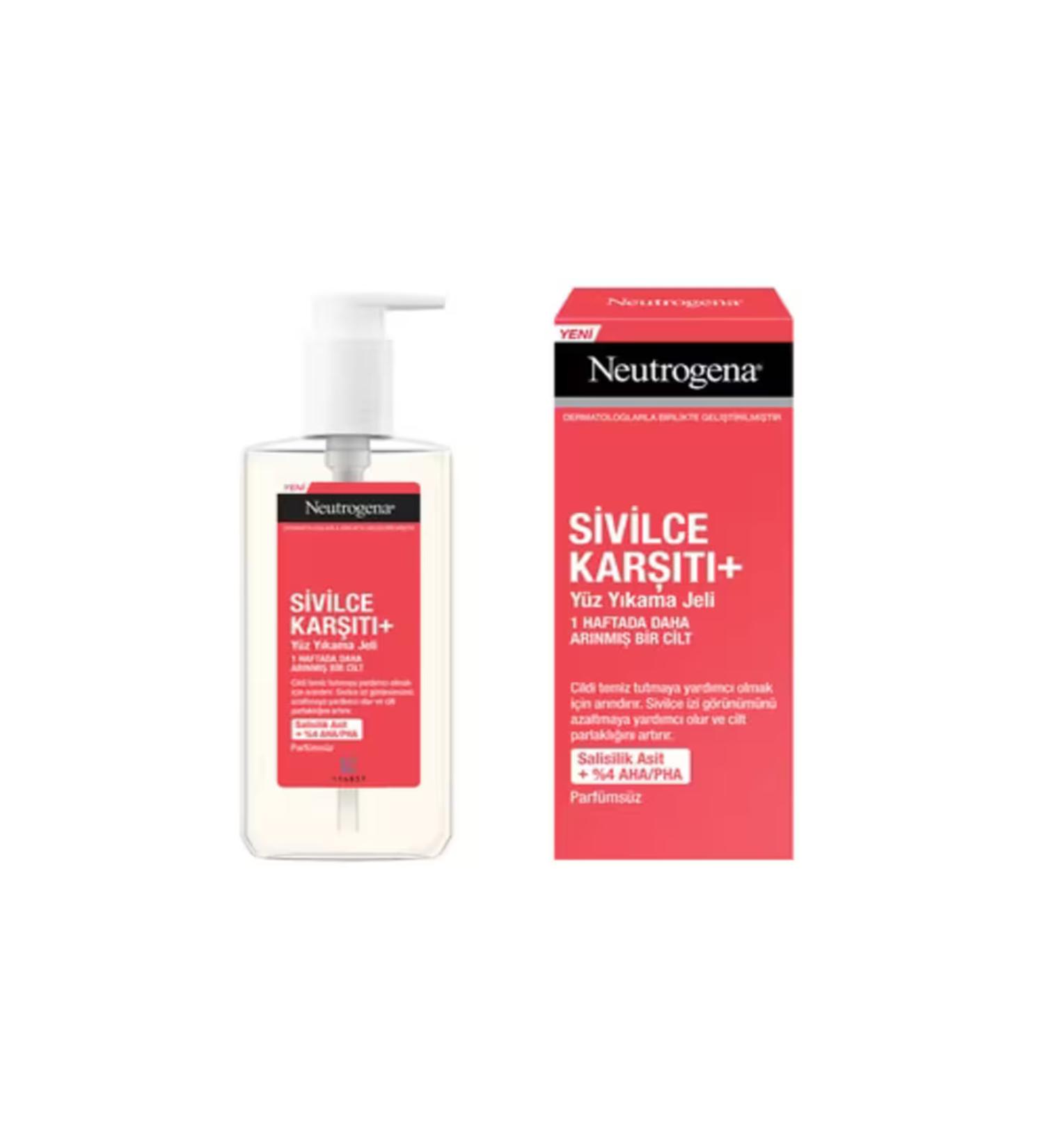 Neutrogena Anti-Blackhead and Acne Deeply Purifying Smoothing Cleansing Gel