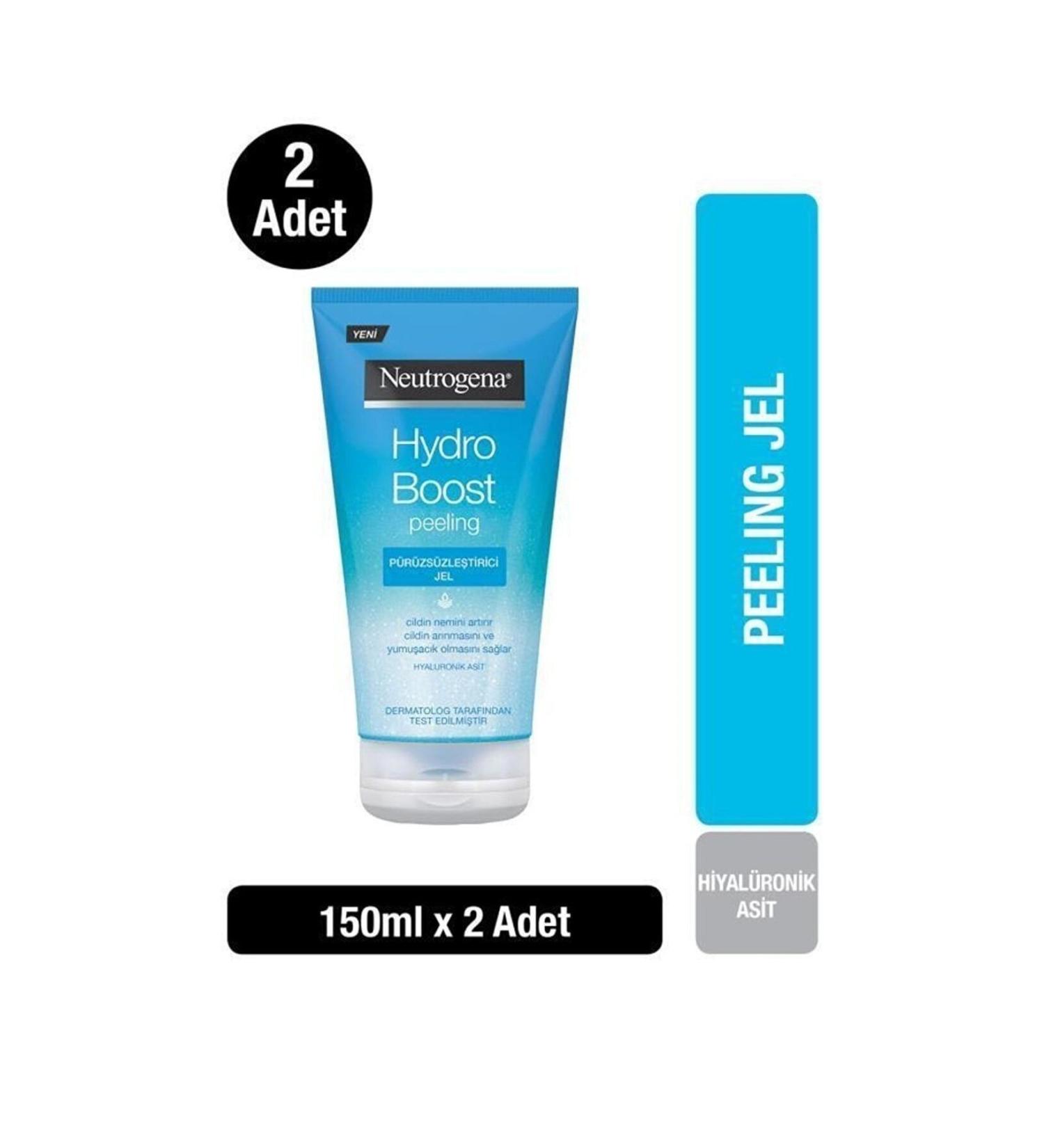 Neutrogena Hydro Boost Smoothing Peeling Gel 150 Ml X2
