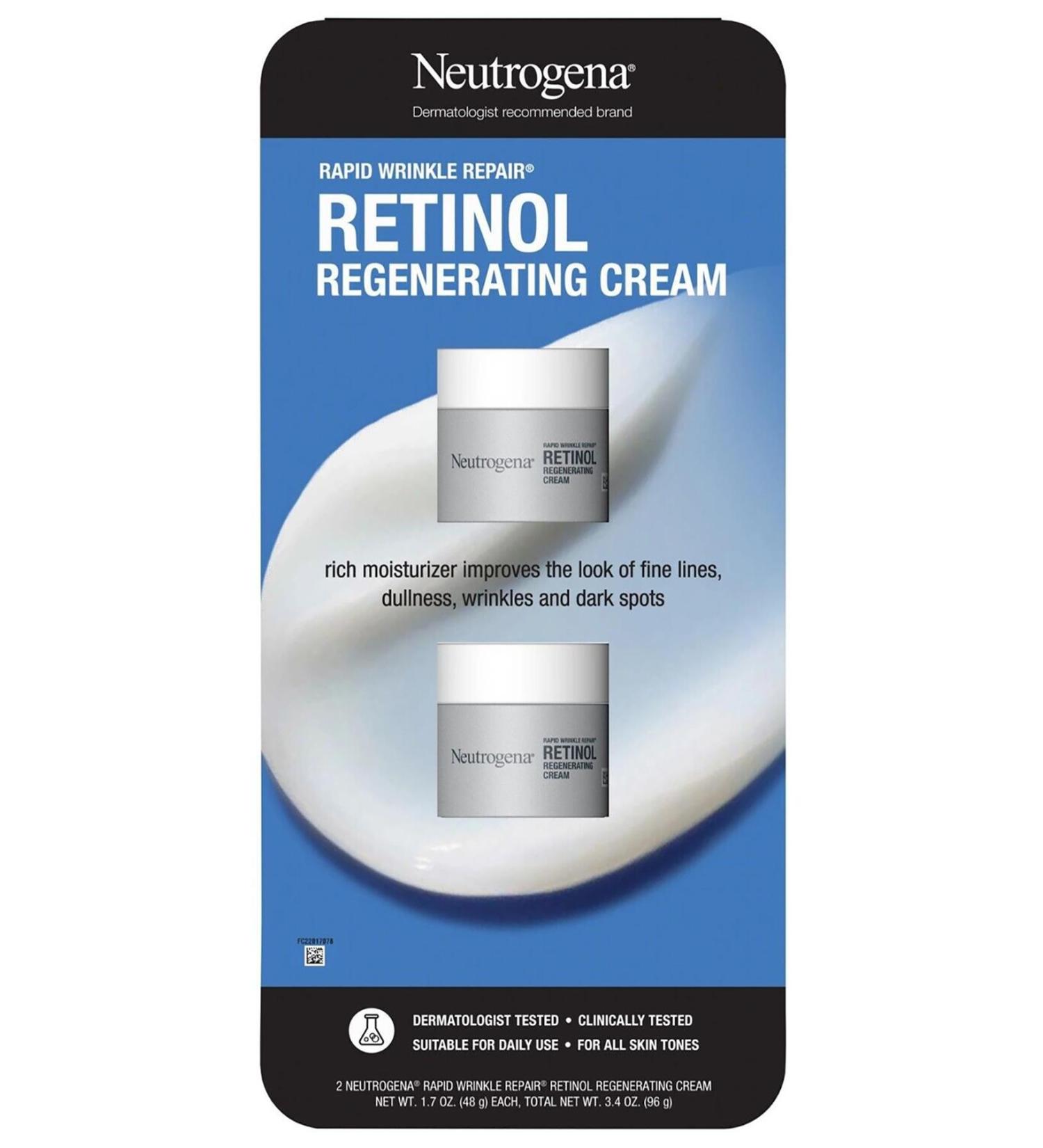 Neutrogena Retinol Regenerating Cream Set 2 Pieces