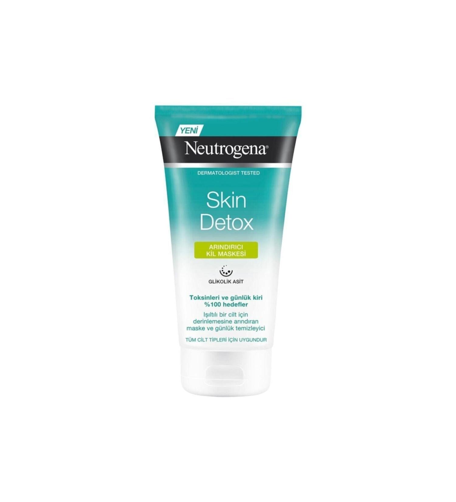 Neutrogena Skin Detox Purifying Clay Mask 150 ml x 3 Pieces