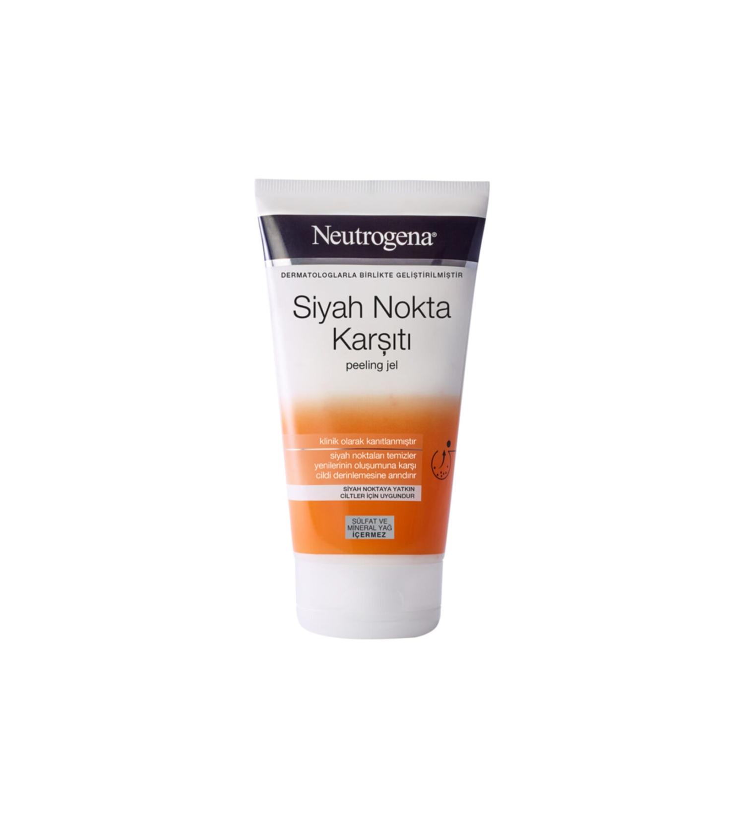 Neutrogena SLES-Free Visibly Clear Anti-Blackhead Cleansing Peeling Gel 150 Ml