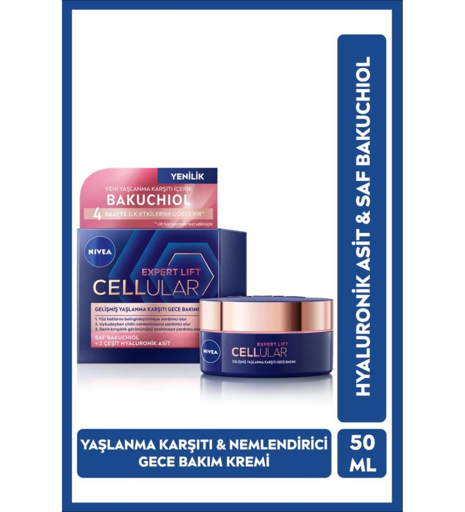 NIVEA Cellular Bakuchiol Anti-Aging Night Care Cream 50 mlS.HIDDEN GG226