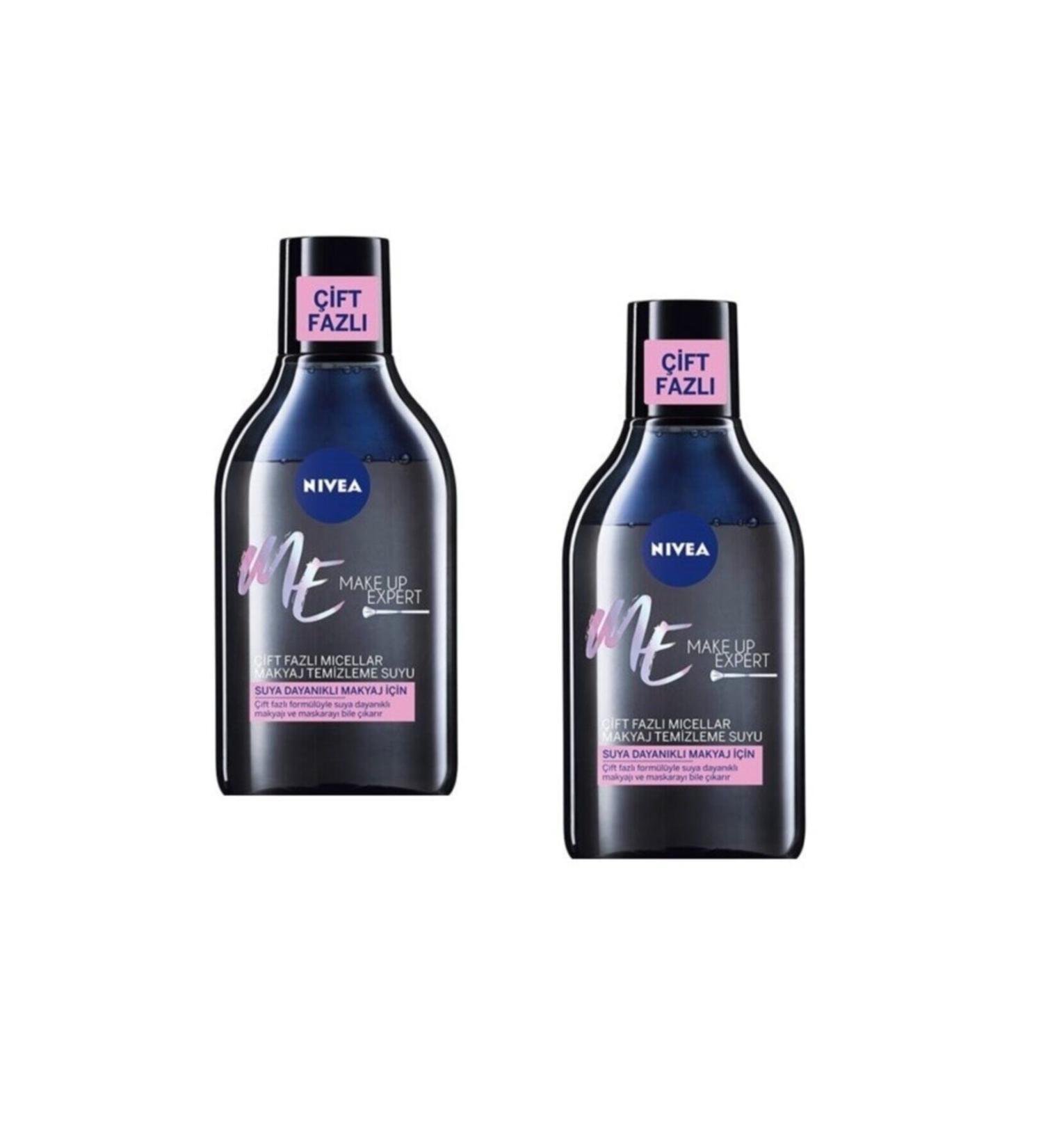 NIVEA Micellar Micellair Make Up Expert Dual Phase Make-Up Remover Water 400 ml X 2 Pcs