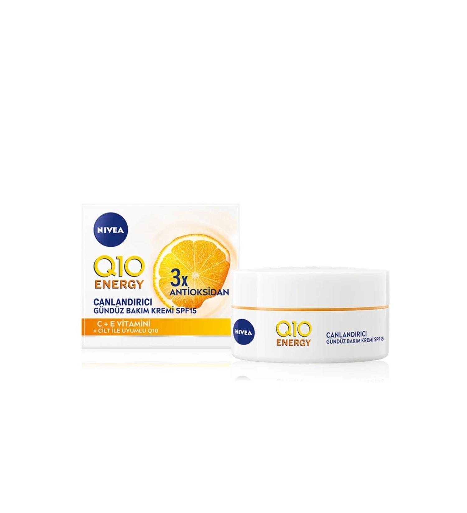 NIVEA Q10 Energy Day Care Cream with Vitamin C 50 ml - Buy Online on GoSupps.com