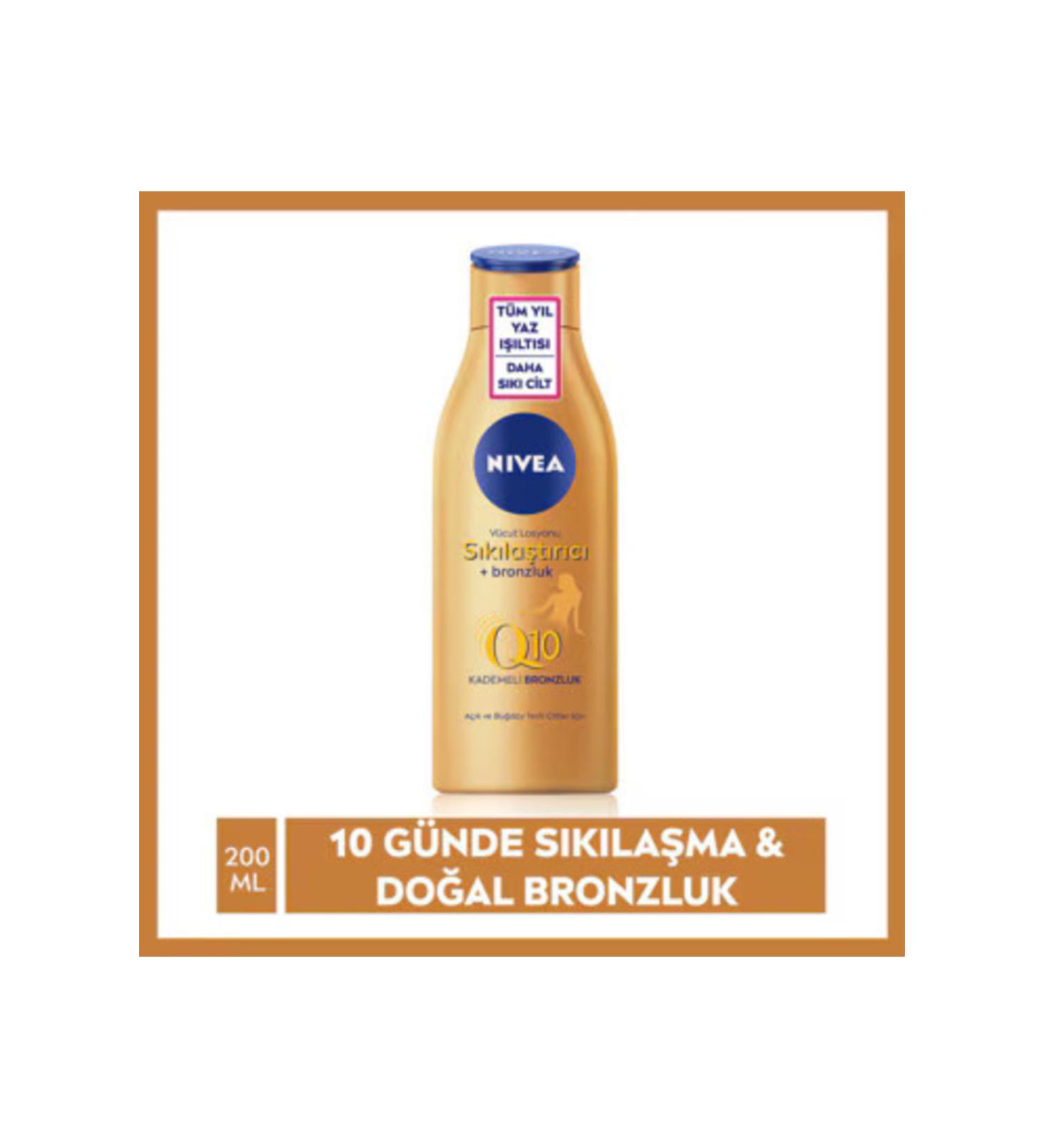 NIVEA Q10 Firming and Tanning Body Lotion 200 ml Fair & Wheatish Skin