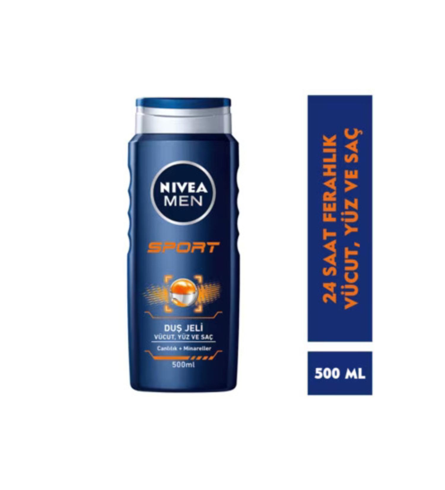 NIVEA Sport 2 in 1 Men's Shower Gel 500 ml