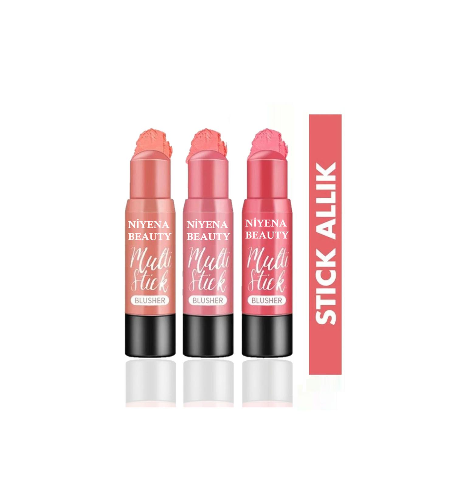 N YENABEAUTY Niyeanabeauty 3-Piece Stick Blush Set
