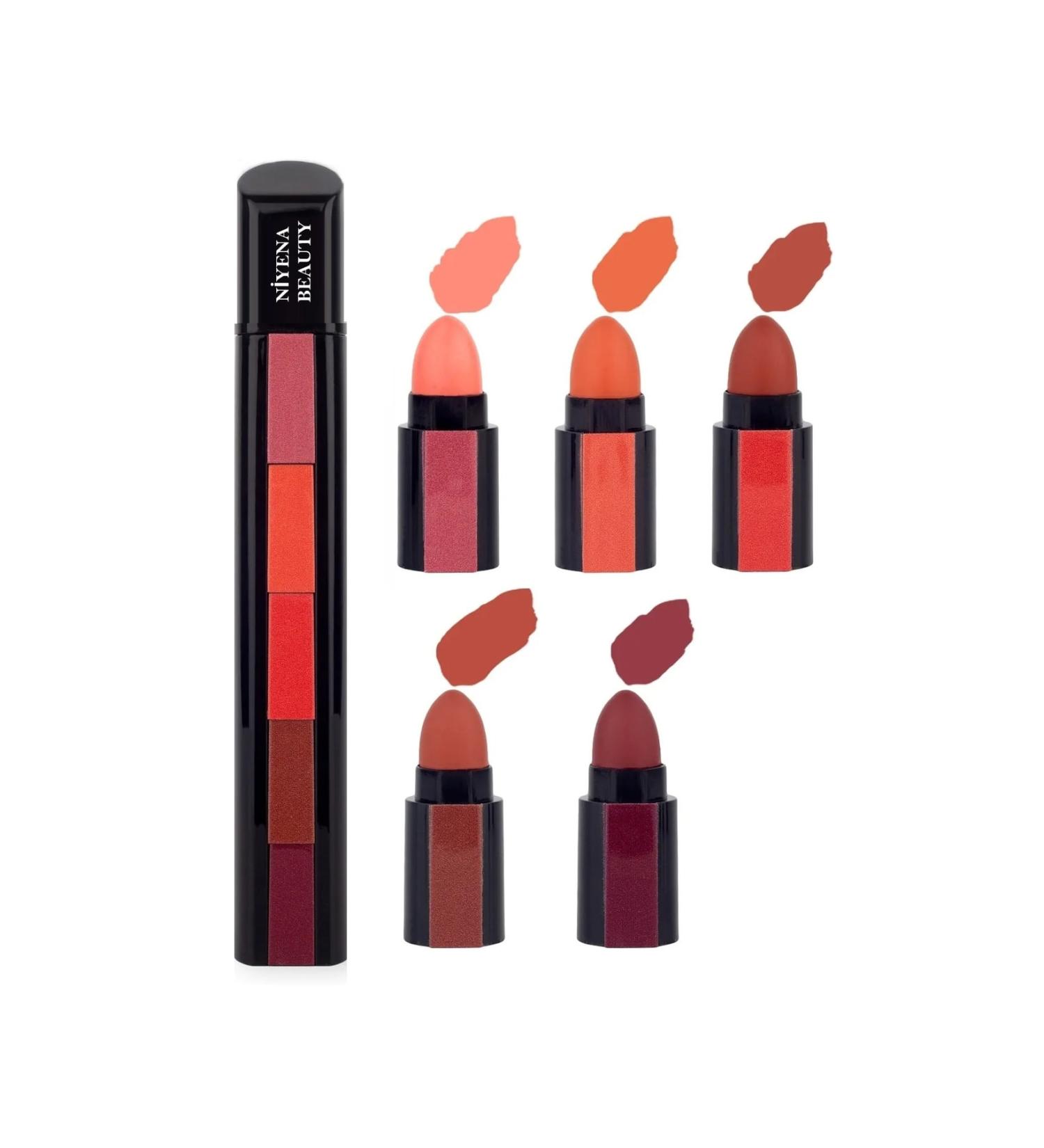 NIYENABEAUTY 5 Layer Matryoshka Matte Lipstick