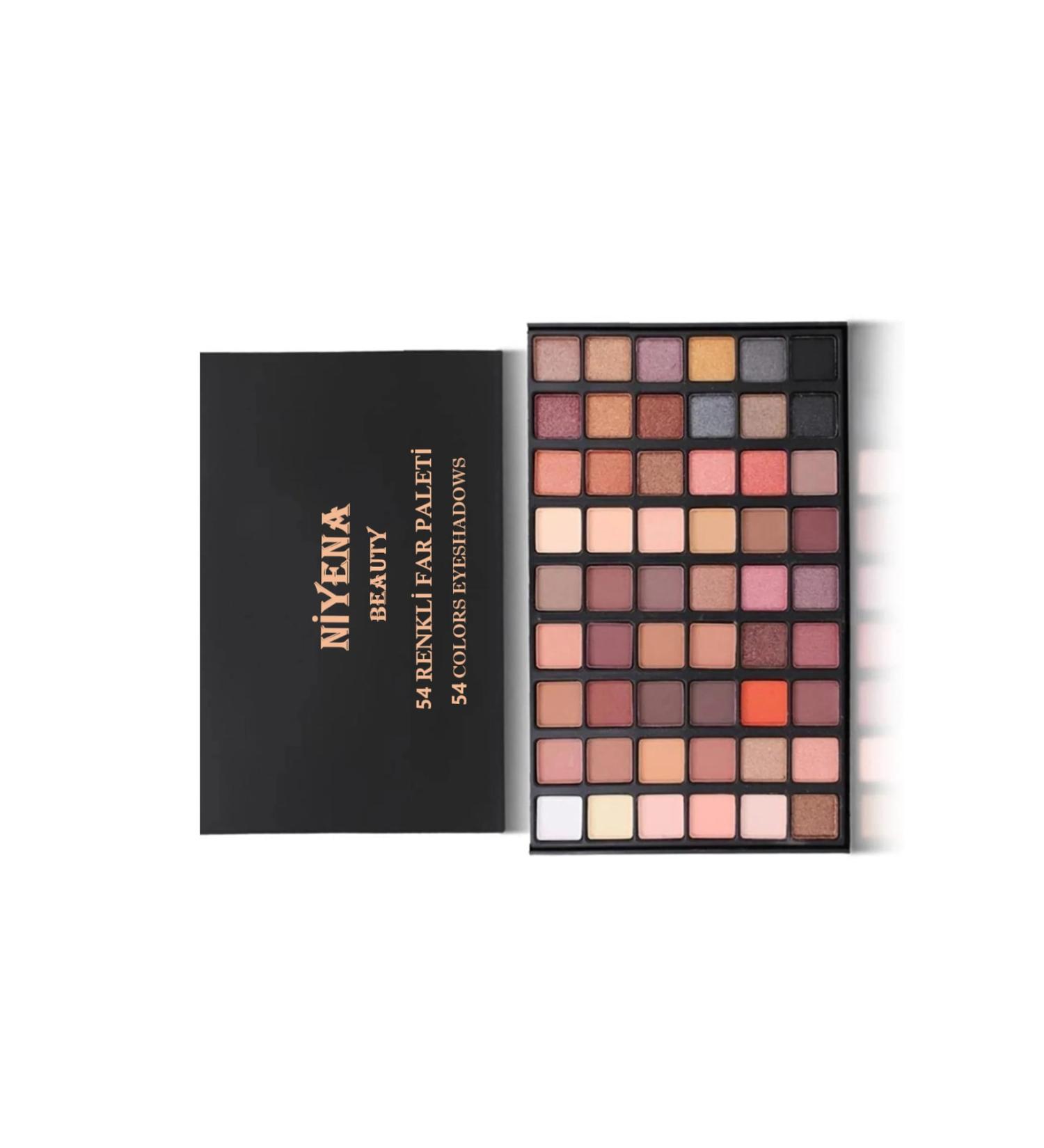 N YENABEAUTY 54 Eyeshadow Palette Matte and Shiny Makeup Set