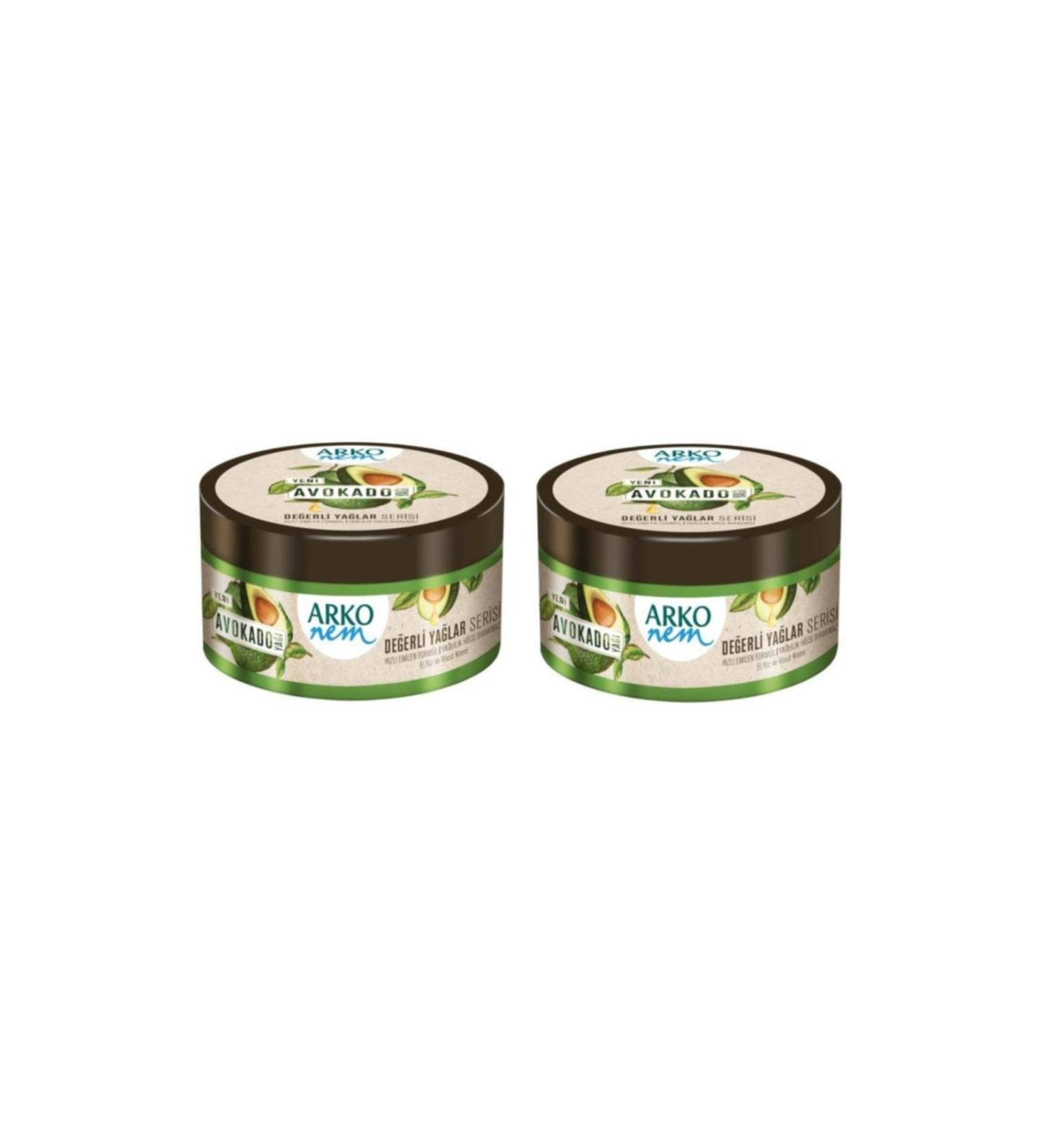 Arko Cream Nem New Avocado Oil 2 Pieces X 250 Ml