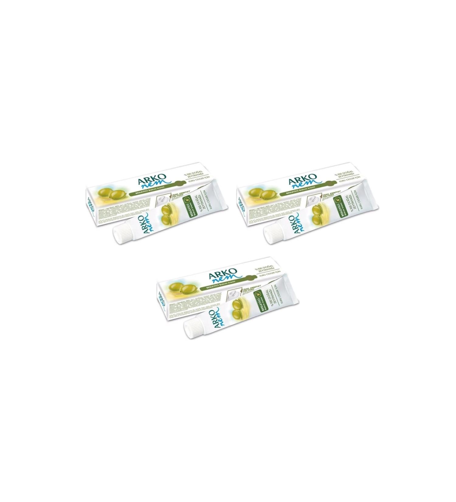 Arko Cream 20 Cc Olive Oil X 3 Pieces