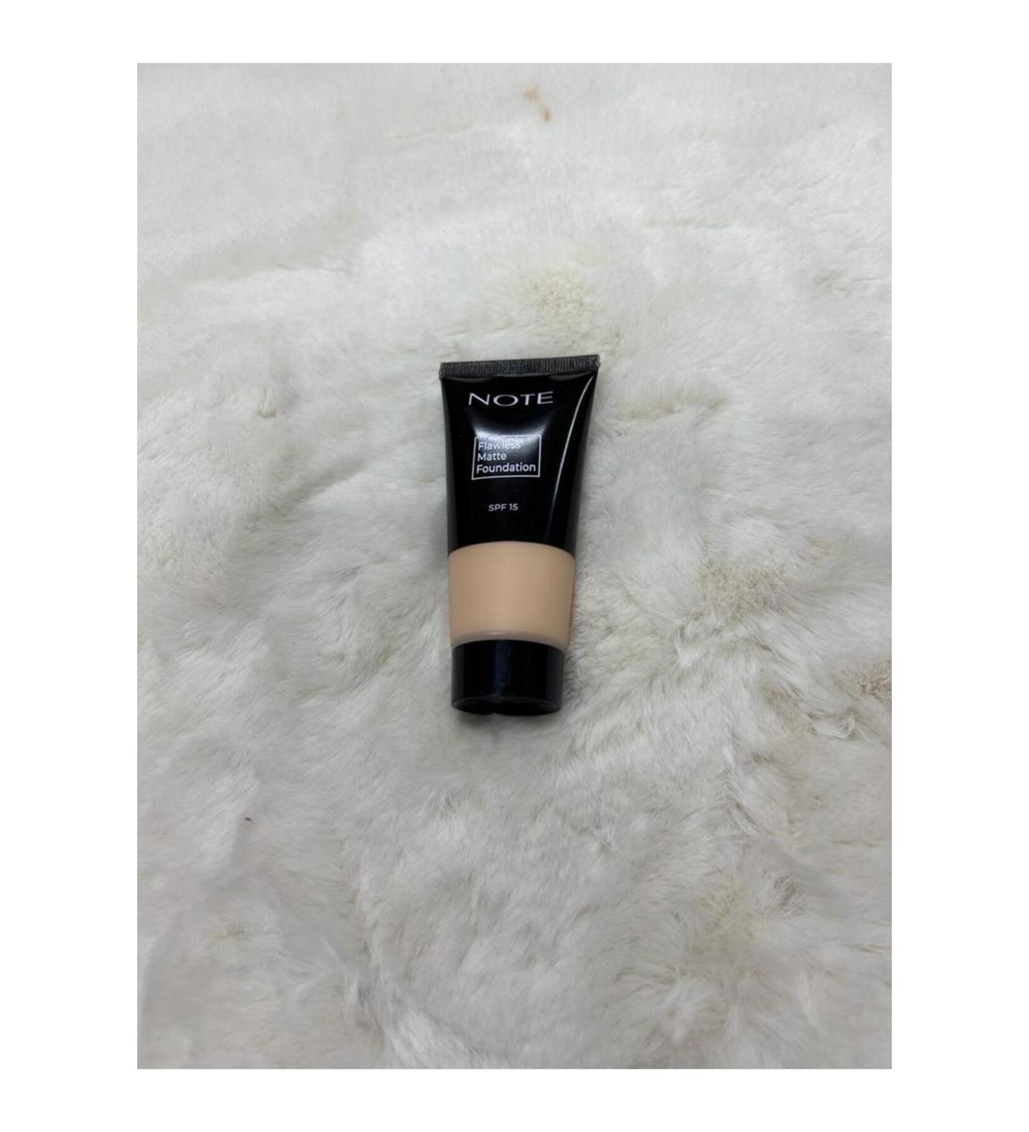 Note Cosmetics Flawless Matte Foundation Wheat Color Tone