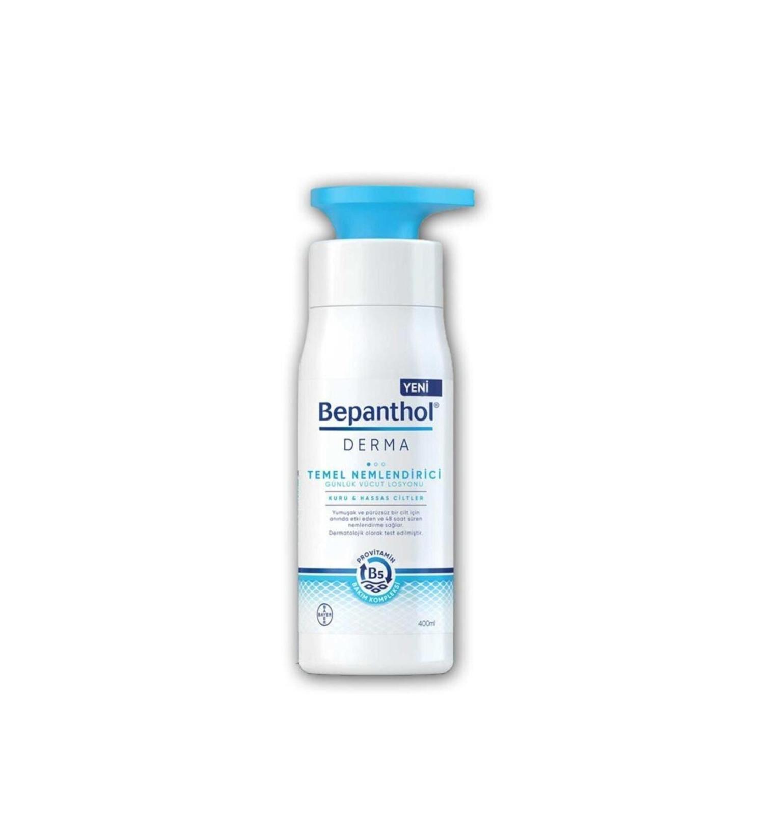 Bayer BEPANTHOL DERMA BASIC MOISTURIZER DAILY BODY LOTION 400 M