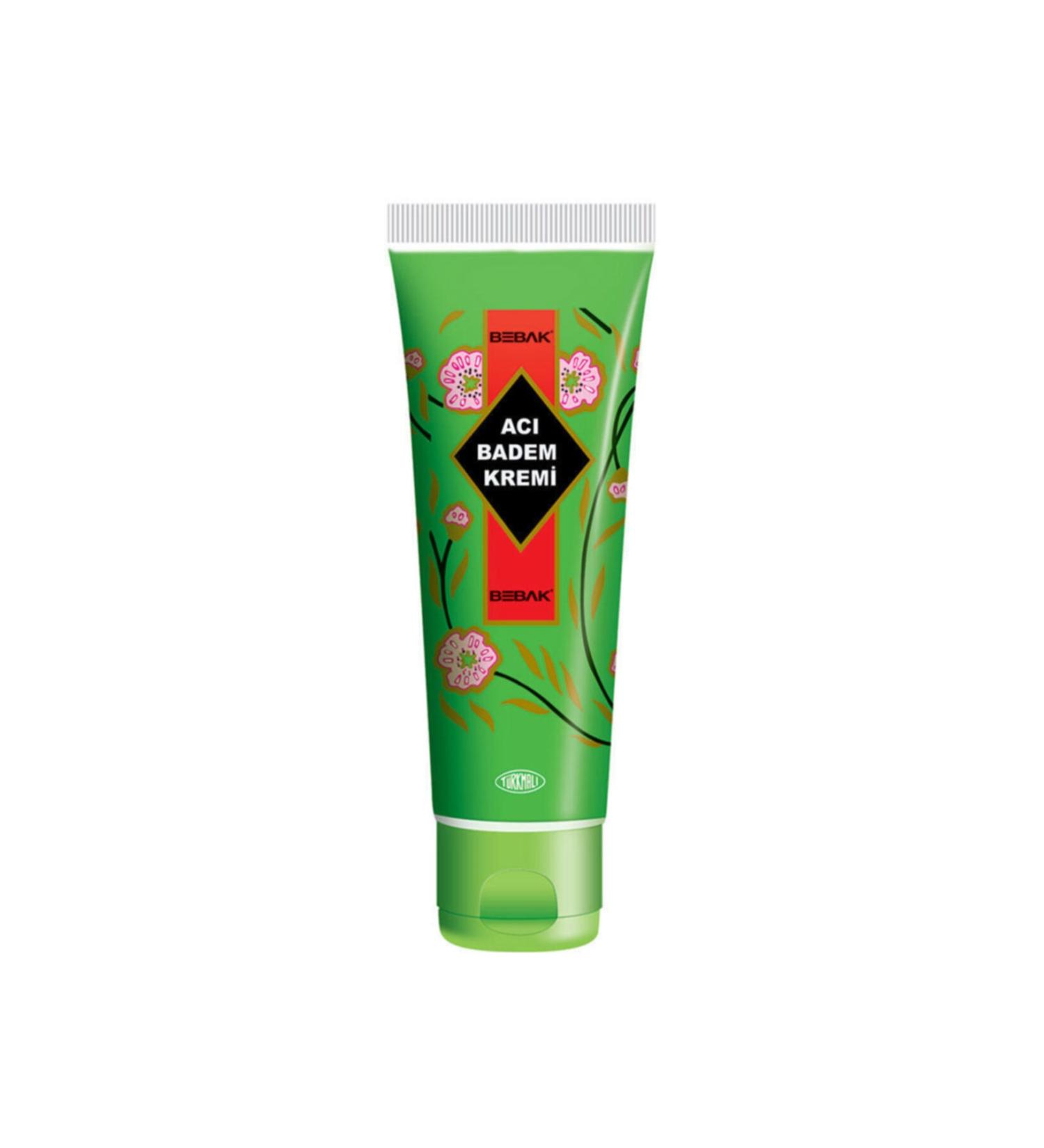 Bebak Bitter Almond Moisturizing Skin and Care Cream Tube 70 ml