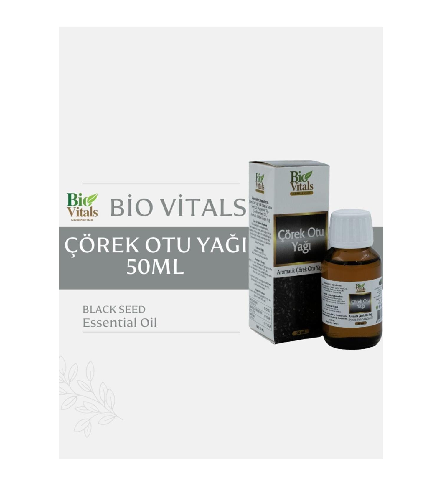 Bio Vitals Black Cumin Oil for Dry Lifeless Hair 50ml