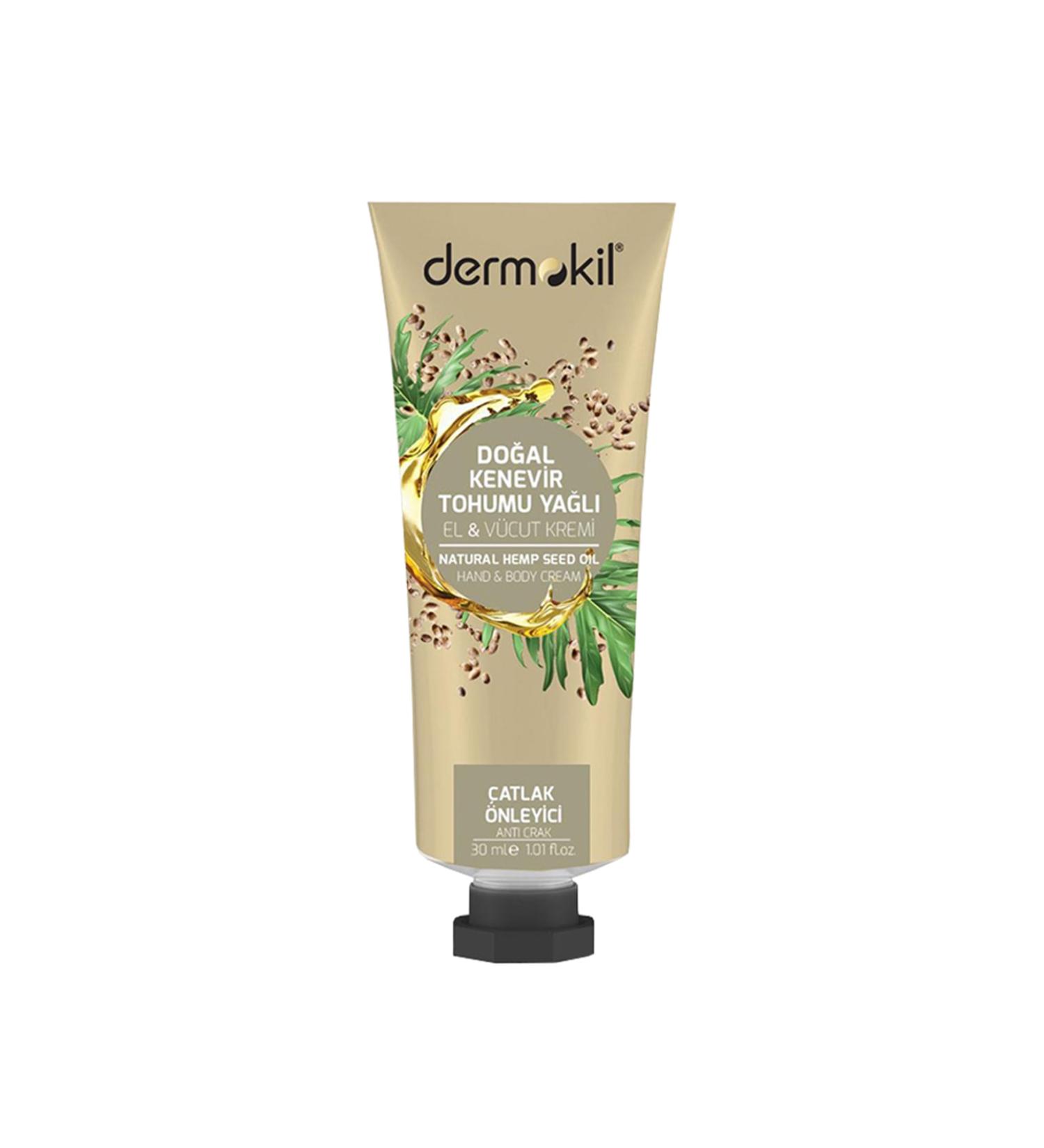 Dermokil Hemp Seed Oil Hand and Body Cream 75 ml