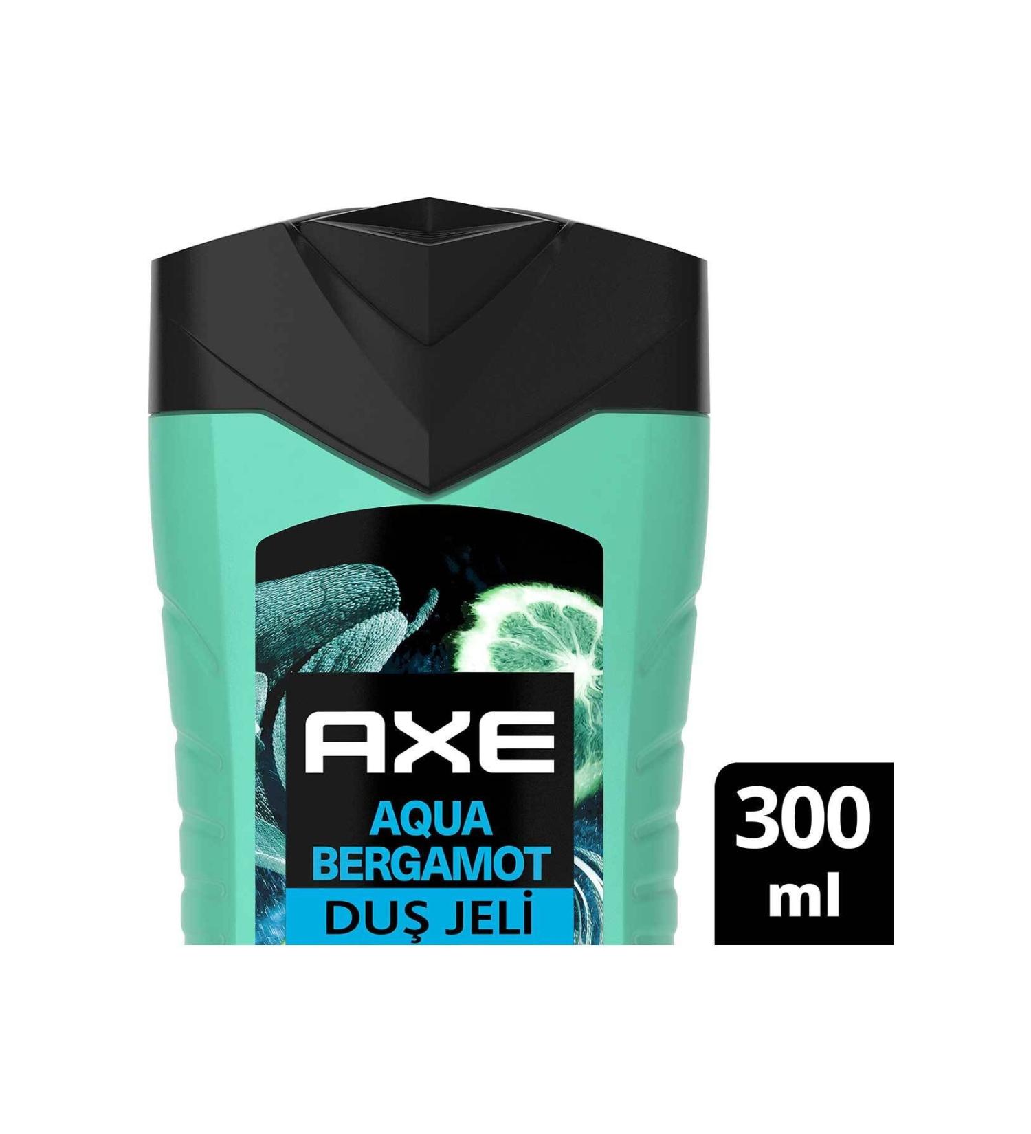Axe Premium Collection Shower Gel Aqua Bergamot 3 In 1 Body Hair Face 300 ml - Buy Online on GoSupps.com