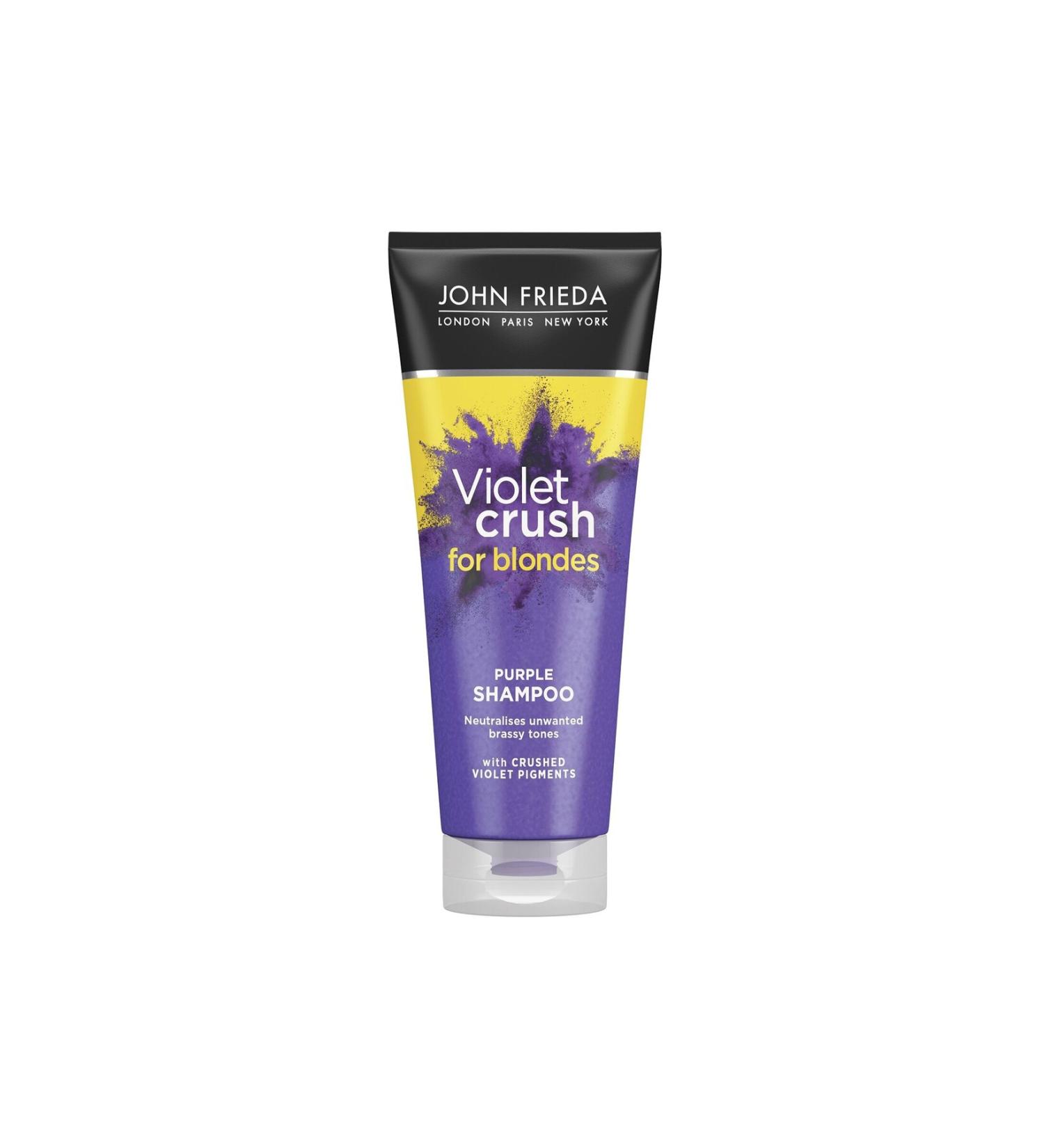 John Frieda Violet Crush Blonde Hair Violet Essence Purple Shampoo 250 ml