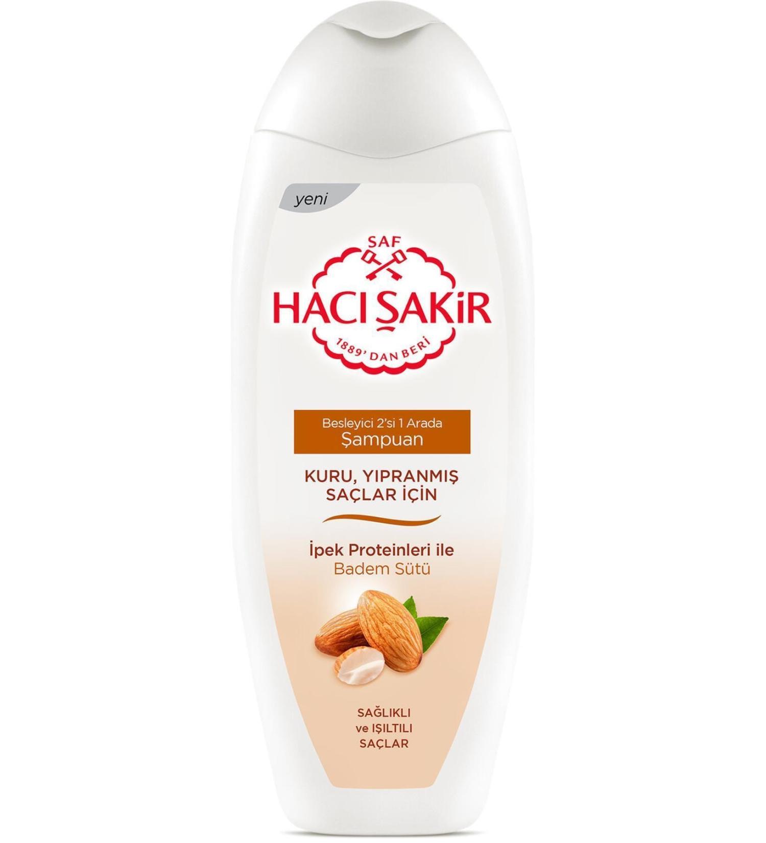 Hac akir 2 in 1 Almond Milk Shampoo for Dry and Damaged Hair 500 ml