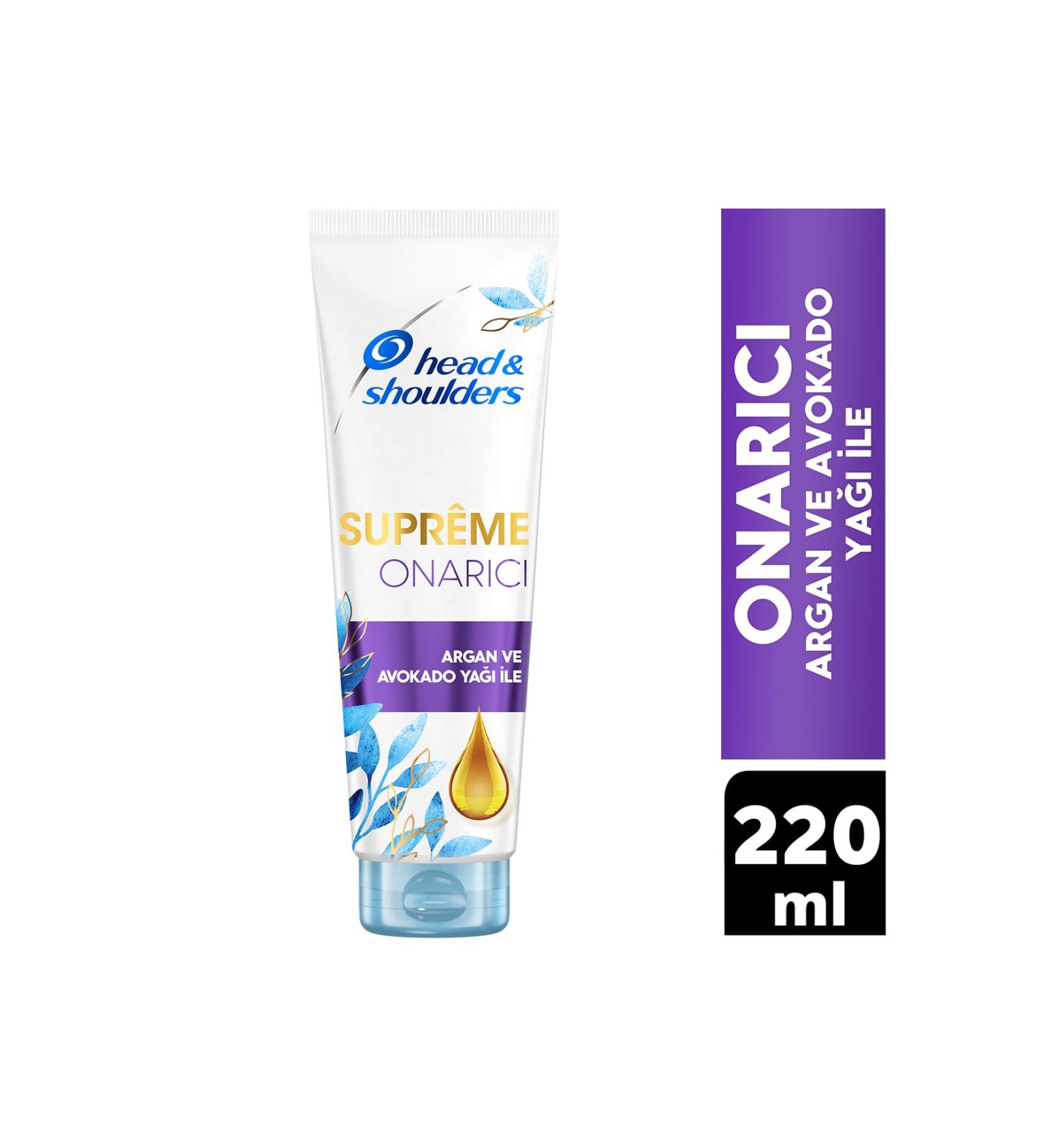 Head and Shoulders Supreme Repairing Argan and Avocado Oil Conditioner 220 ml - Buy Online on GoSupps.com