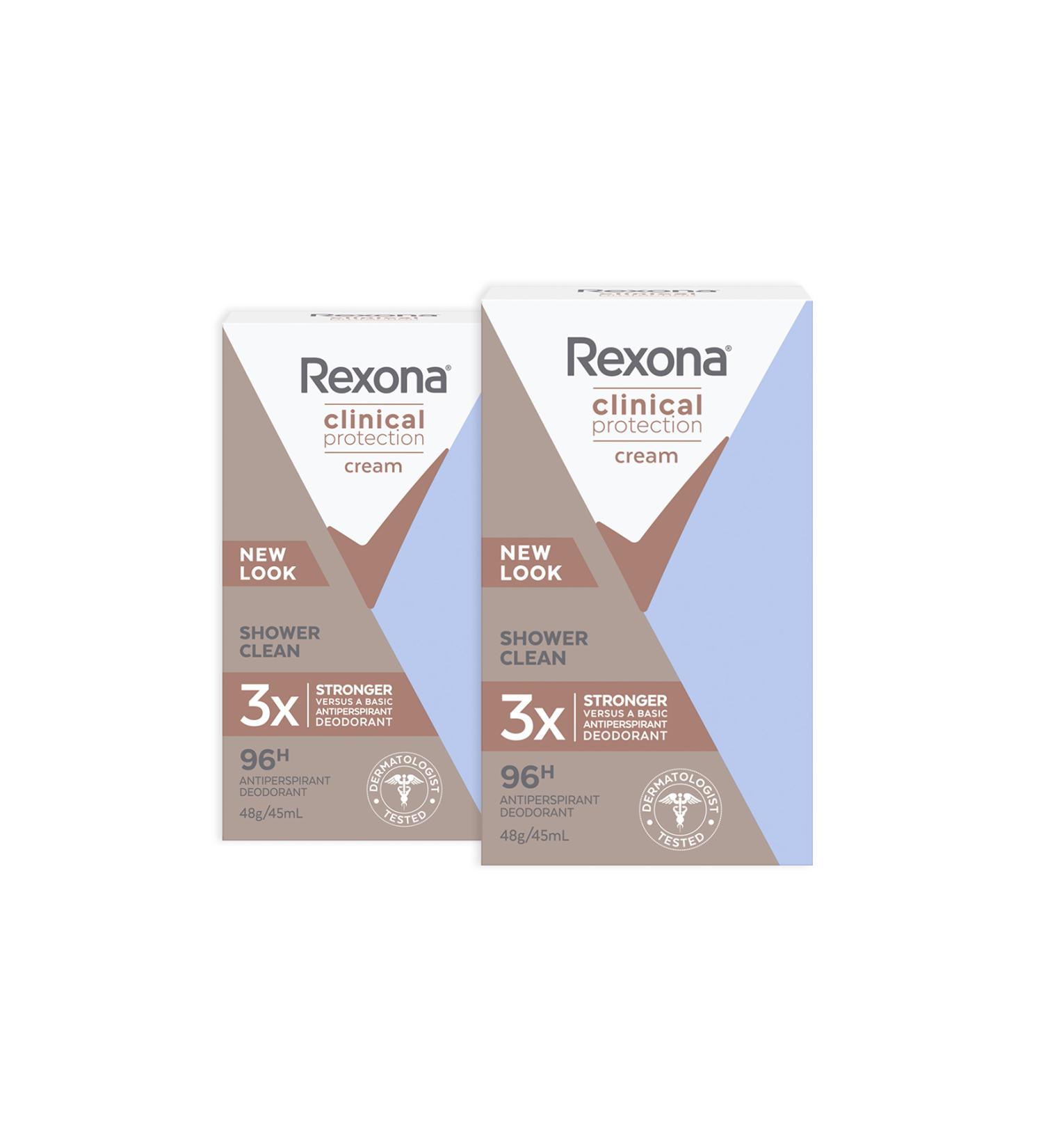 Rexona Clinical Protection Women's Stick Deodorant Shower Clean 45 ml - Buy Online on GoSupps.com