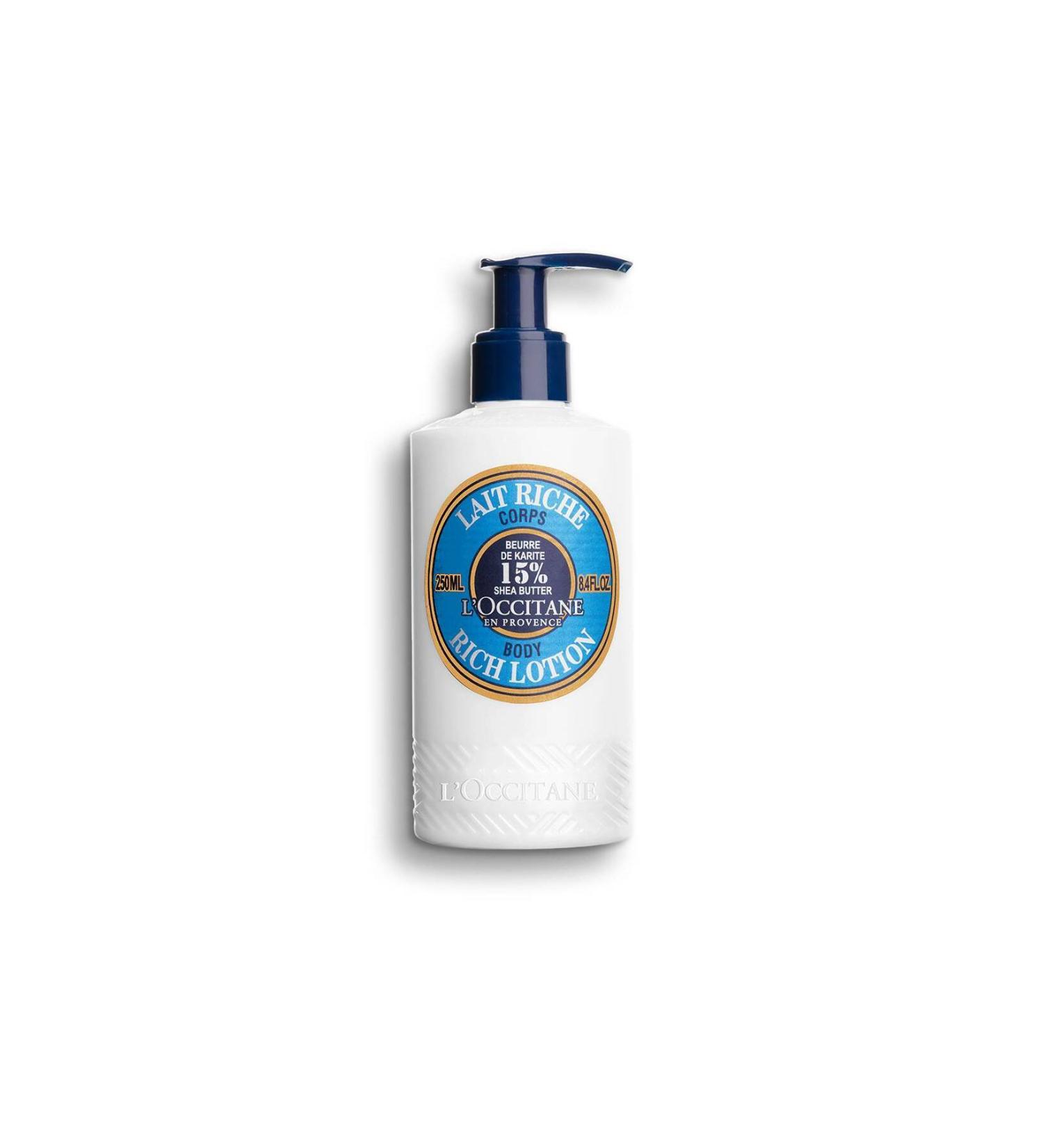 L'Occitane Shea Body Rich Lotion - Shea Moisturizing Body Lotion - 200 ml