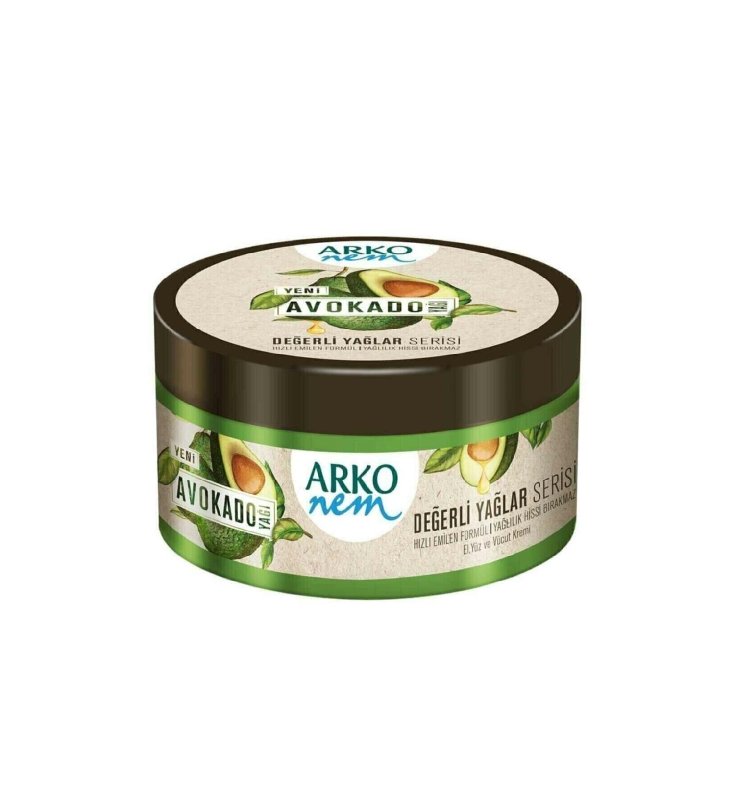 Arko Nem Cream Precious Oils Avocado 250ml