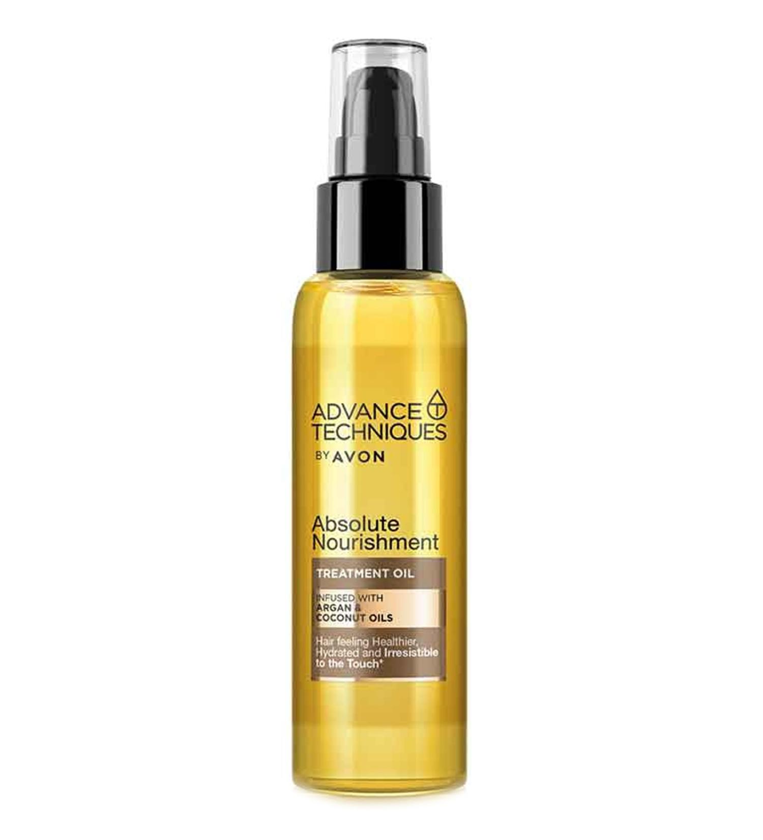 Avon Advance Techniques Hair Care Oil with Argan and Coconut Oil 100 Ml.