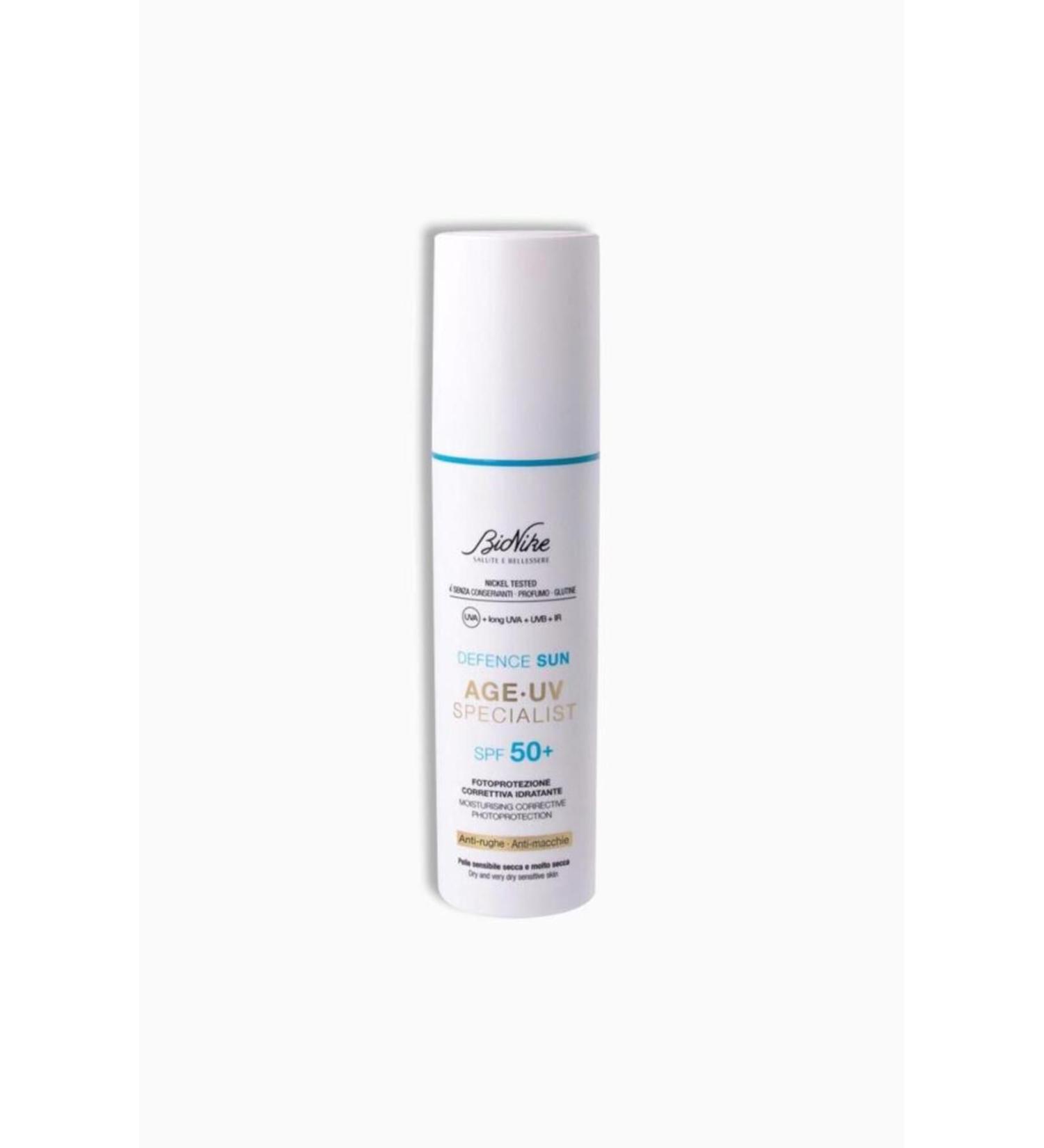 BioNike Defense Sun Age Uv Specialist SPF50+ Dry And Very Dry 50 ml - New Product