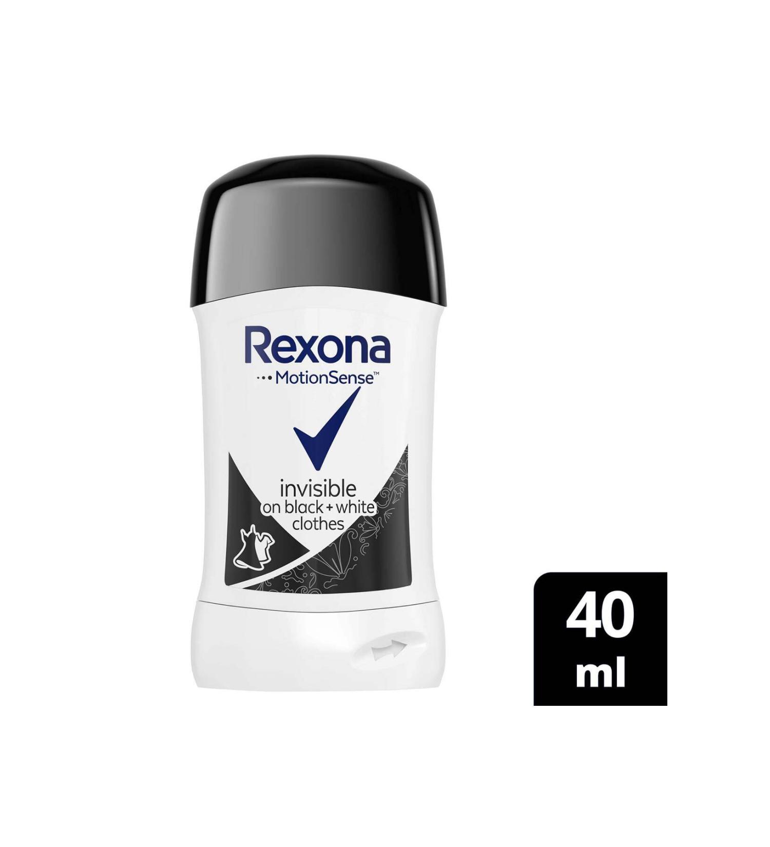 Rexona Motionsense Women's Stick Deodorant Invisible On Black White Clothes 40 ml - Buy Online on GoSupps.com