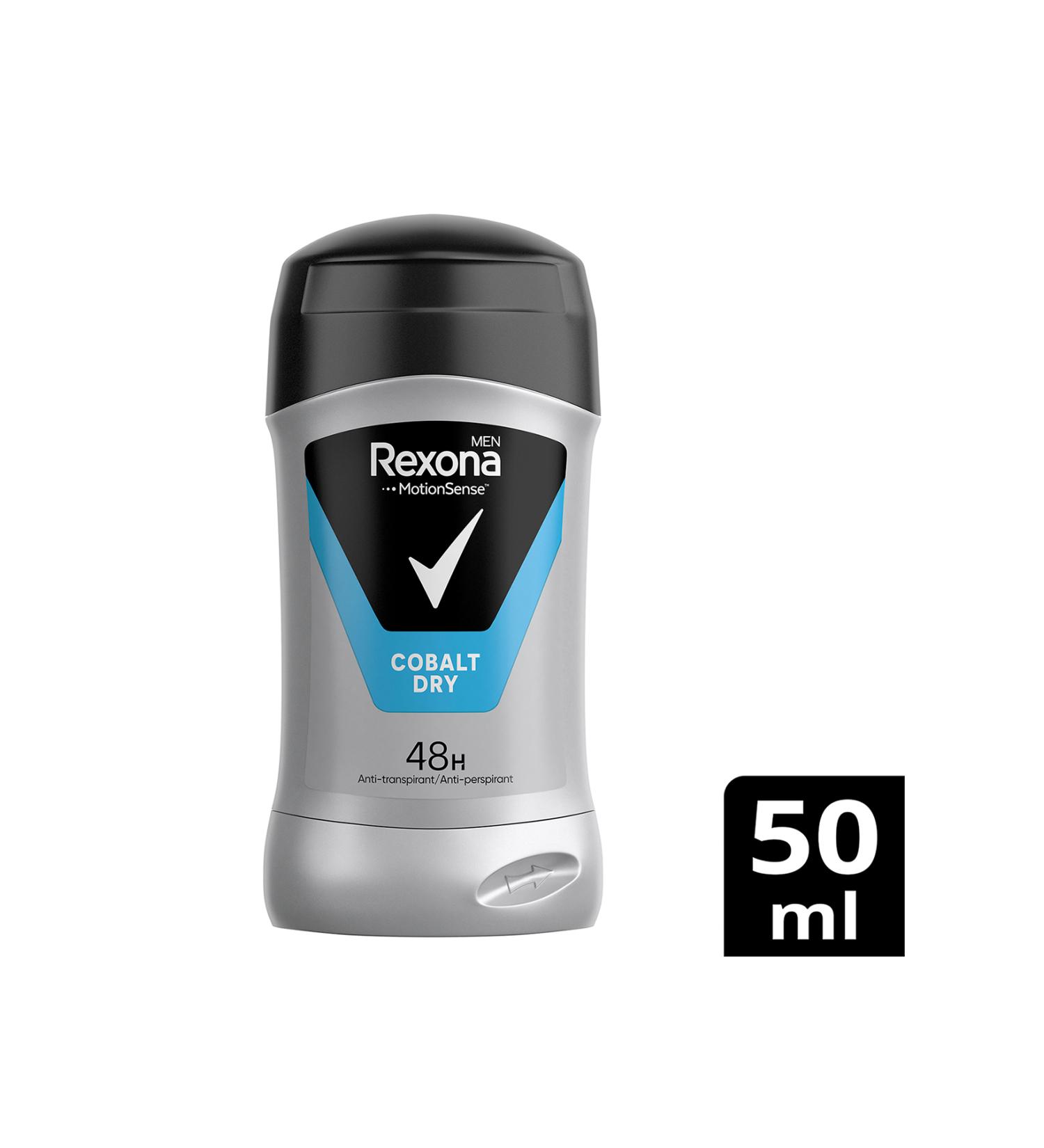 Rexona Men Motionsense Men's Stick Deodorant Cobalt Dry 50 ml - Buy Online on GoSupps.com