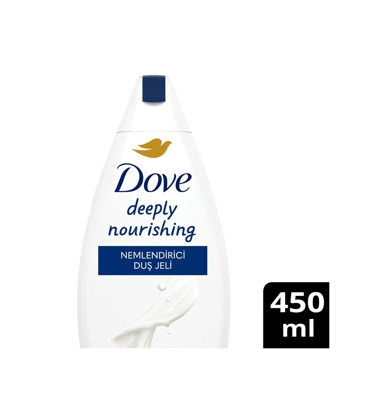 Dove Moisturizing Shower Gel Deeply Nourishing 450 ml - Buy Online on GoSupps.com