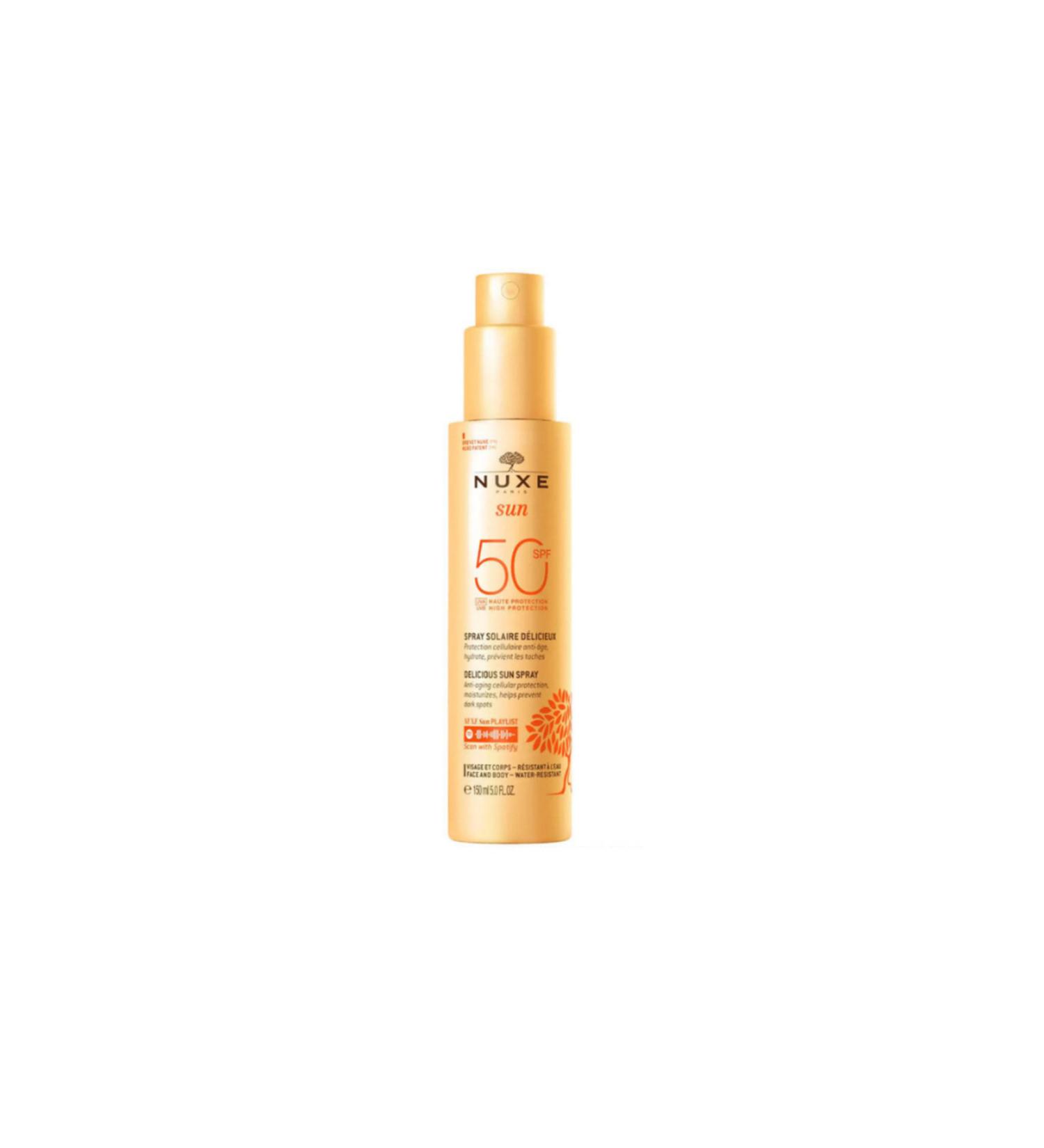 Nuxe Sun Spray Spf 50 Sun Protection Face and Body Milk 150 ml