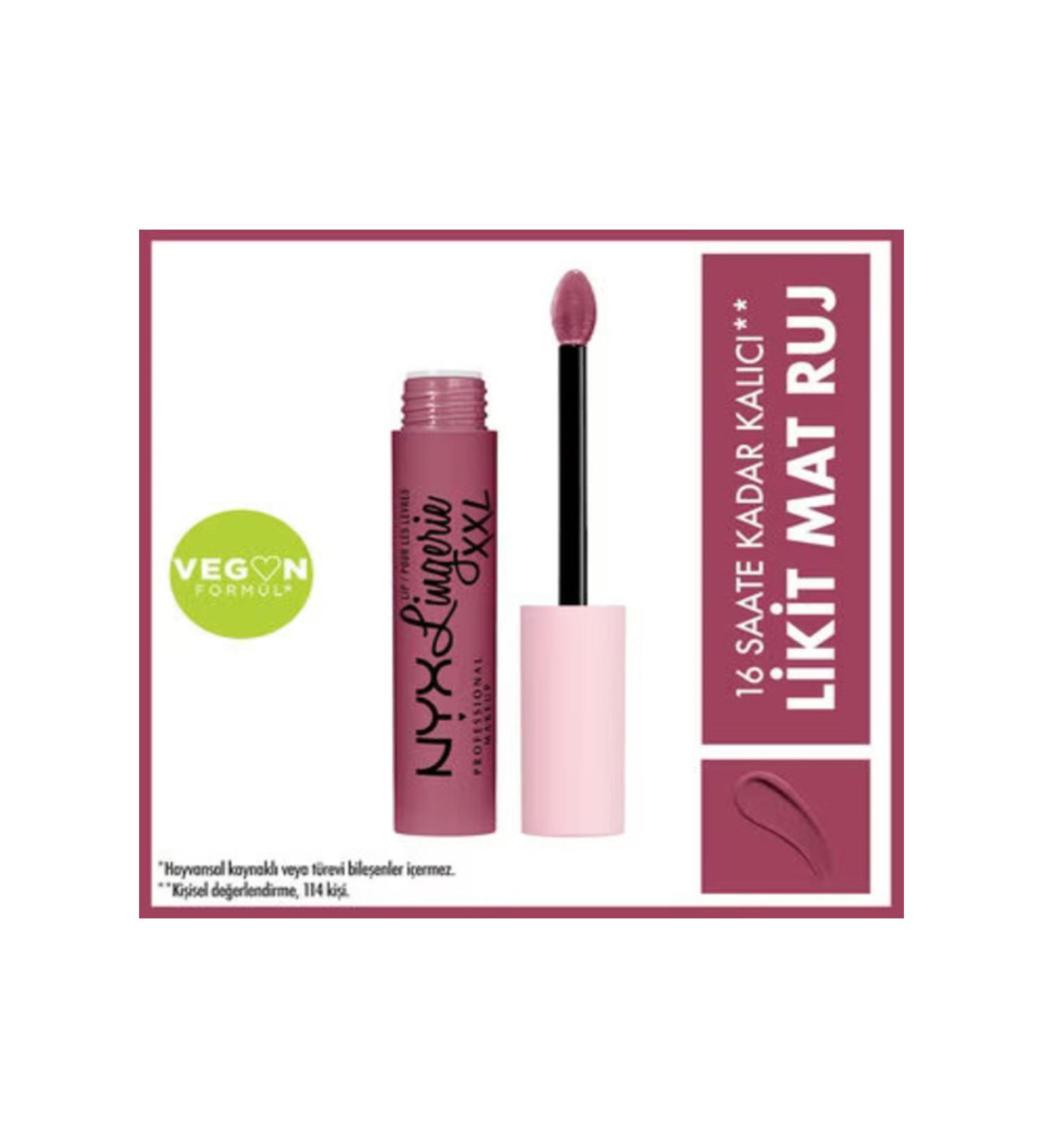 NYX Professional Makeup Lip Lingerie XXL Liquid Lipstick Unlaced