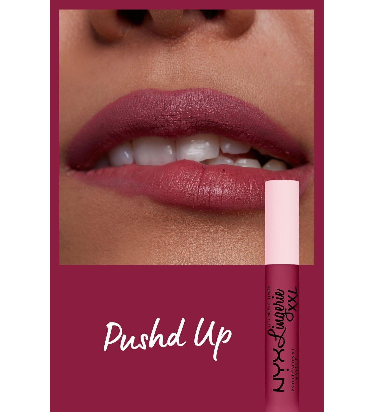 NYX Professional Makeup Likit Mat Ruj - Lip Lingerie Xxl Matte Liquid Lipstick Pushd Up - Buy Online on GoSupps.com