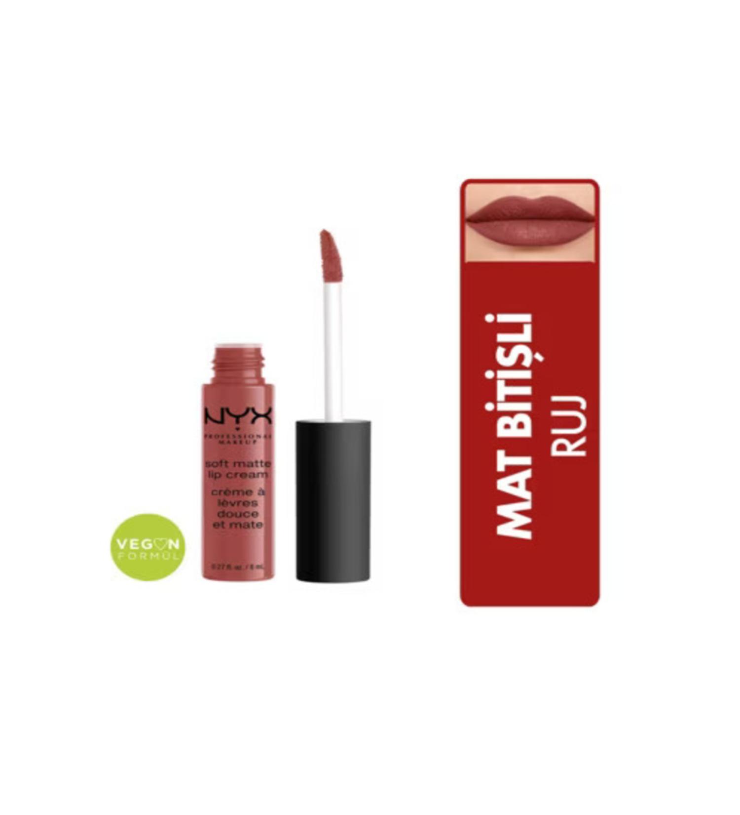 NYX Professional Makeup Soft Matte Lip Cream Lipstick Prague