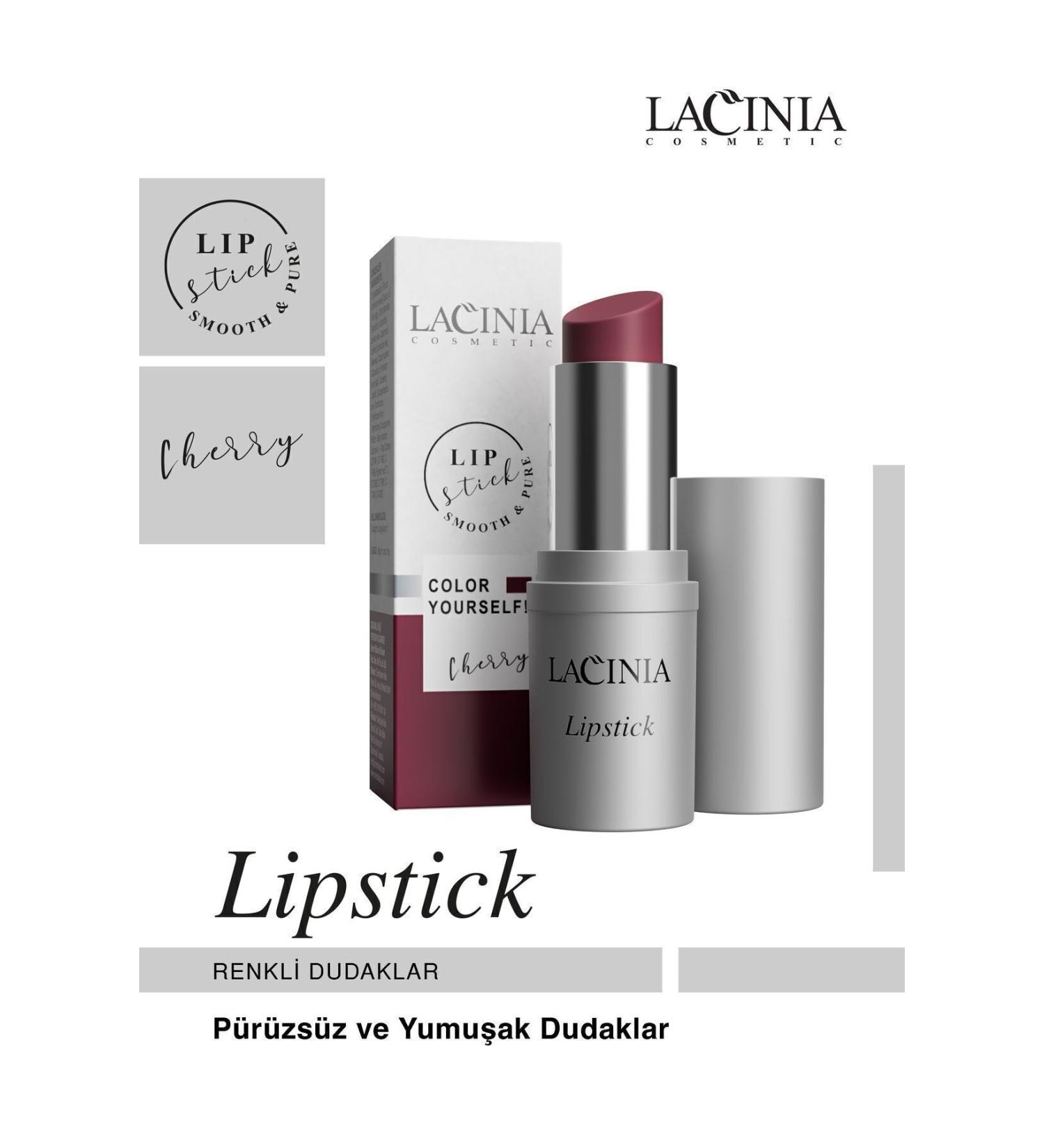 Lacinia Cherry Lipstick 5 gr - Buy Online on GoSupps.com