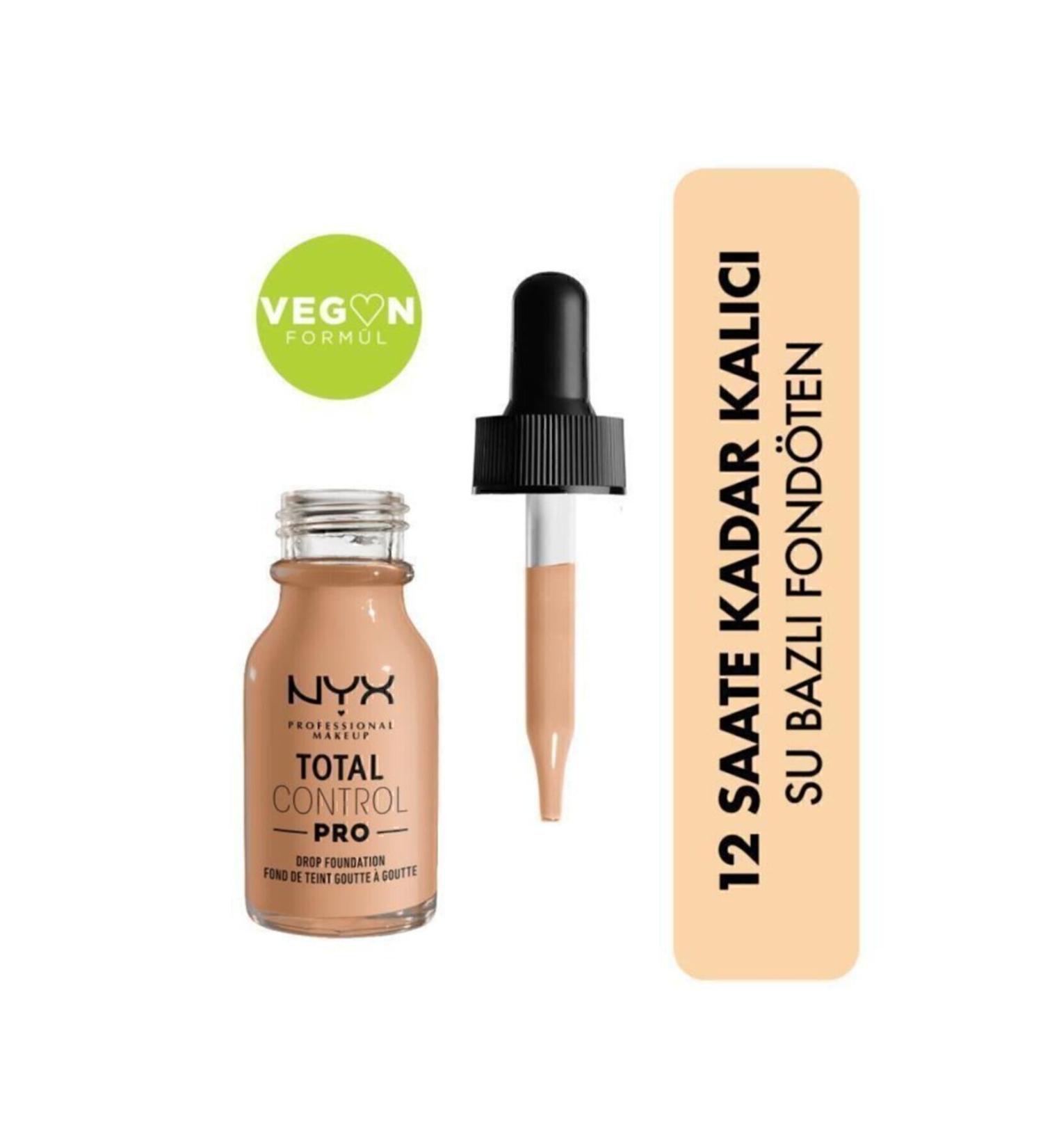 NYX Professional Makeup Total Control Pro Drop Foundation Natural - Foundation - Buy Online on GoSupps.com