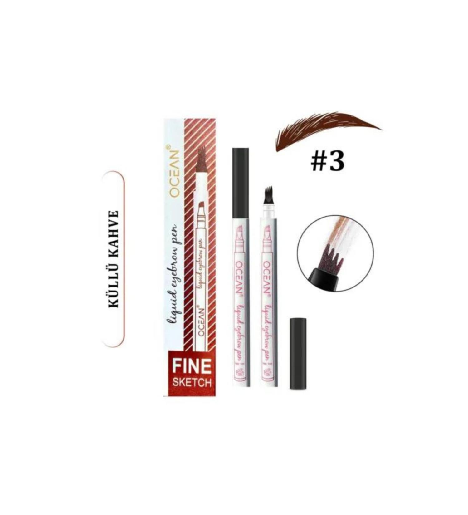 Ocean Permanent Liquid Eyebrow Shaping Pencil
