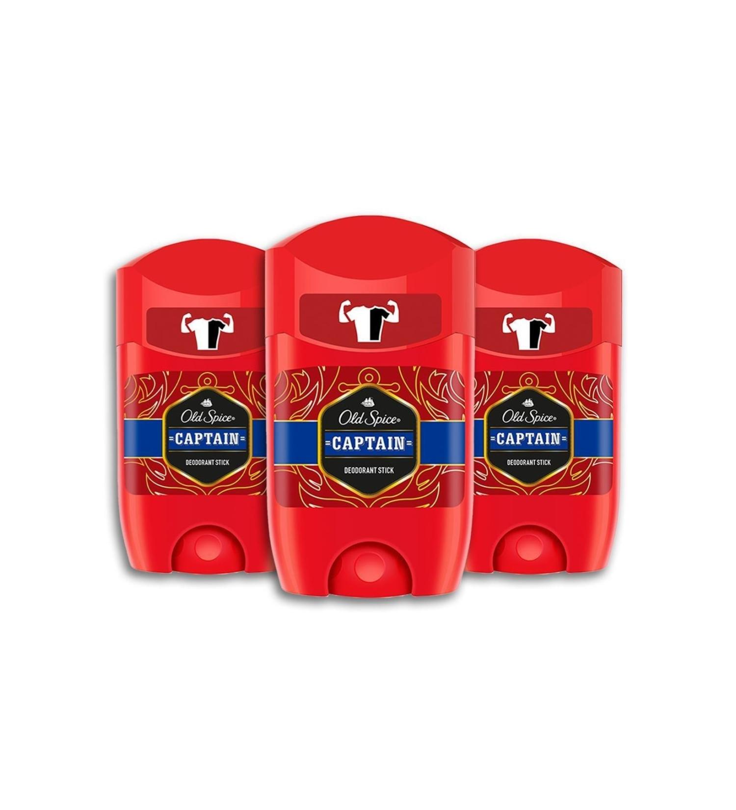 Old Spice Captain Deodorant Stick 50 Ml - 4 Pieces