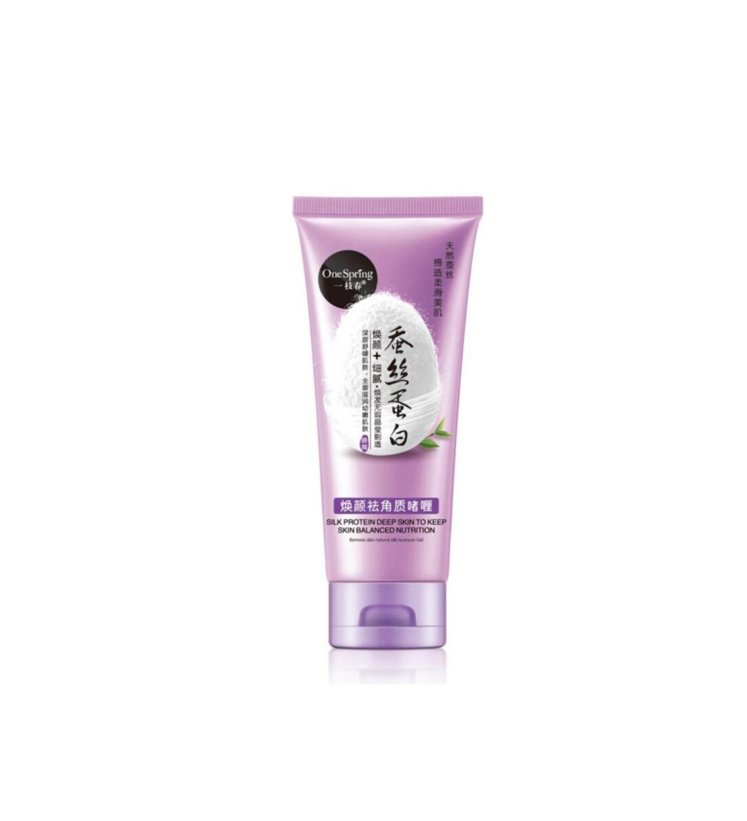 OneSpring Serisin Silk Protein Sensitive Skin Gel Facial Peeling 130 gr - Buy Online on GoSupps.com