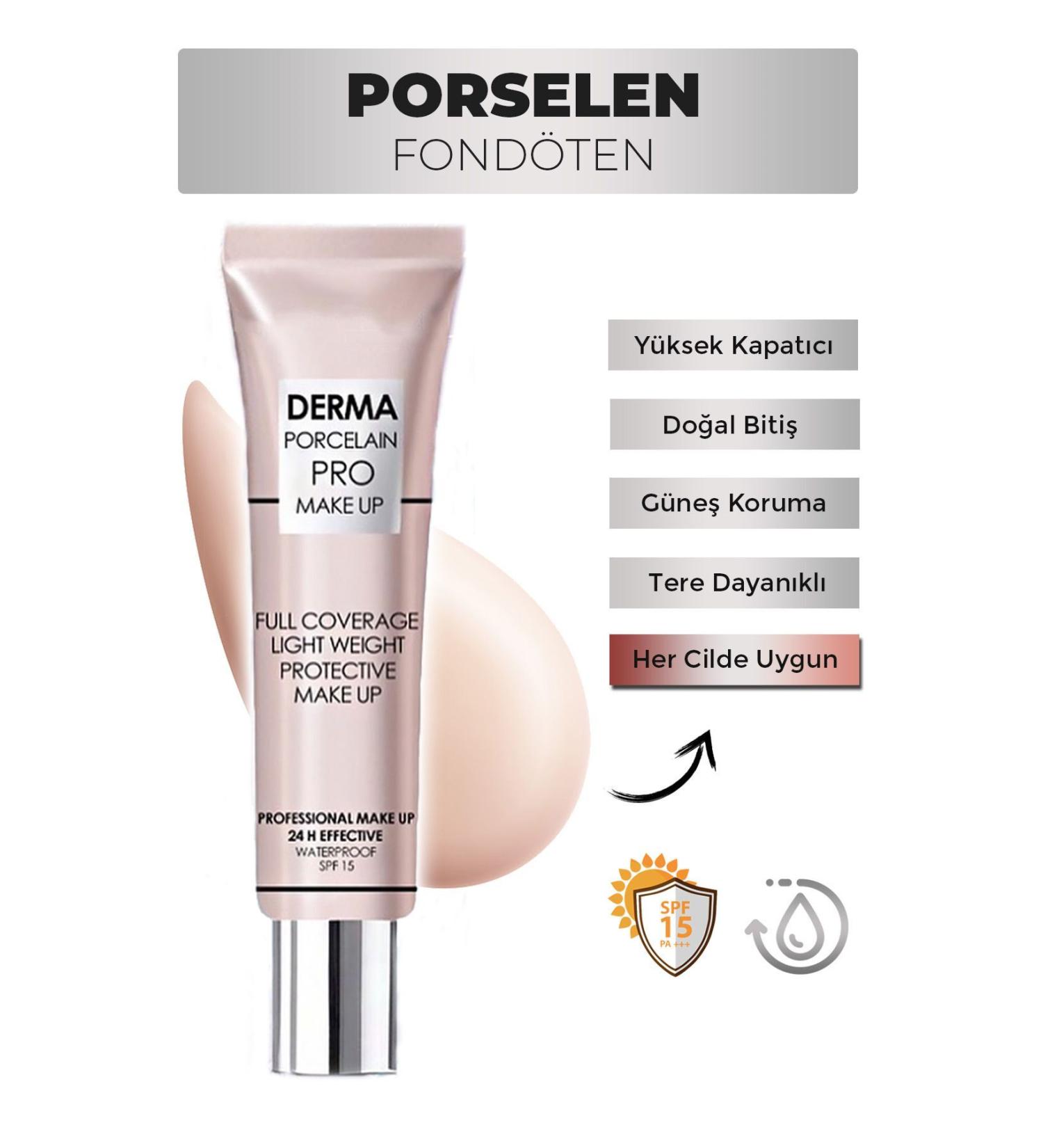 govern Satin Look Porcelain Foundation Waterproof - Light White Skin - Buy Online on GoSupps.com