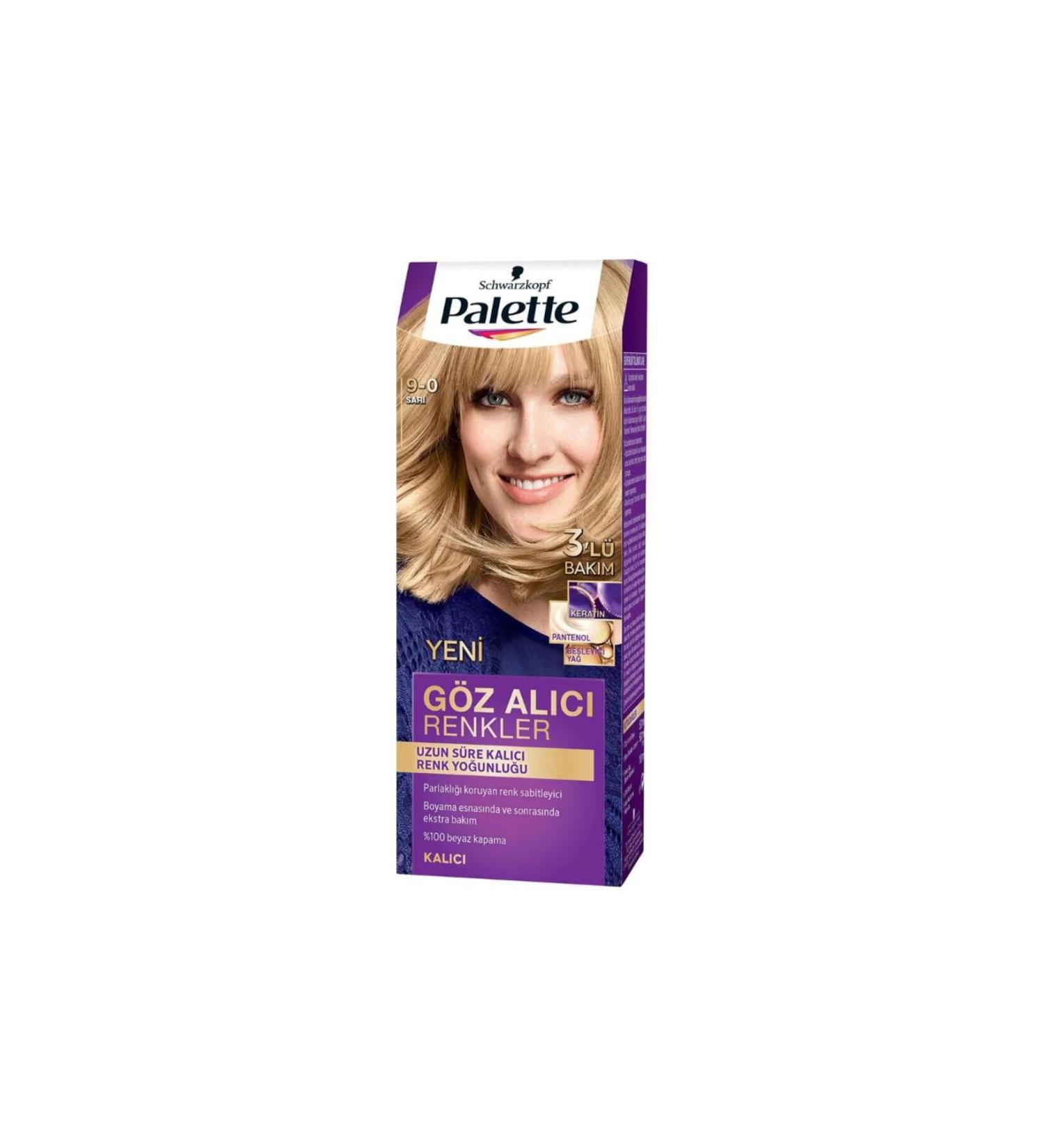 Palette DARK COLORS HAIR DYE 9.0 YELLOW