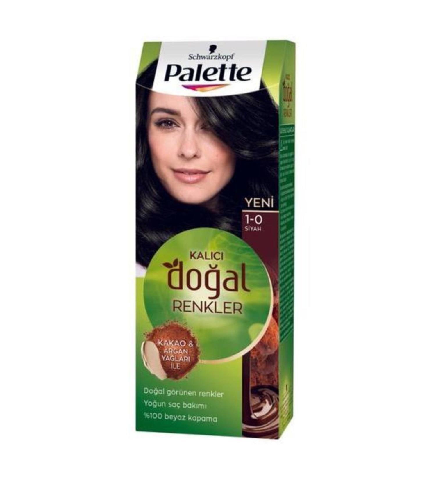 Palette Permanent Natural Colors Black Hair Dye 1-0