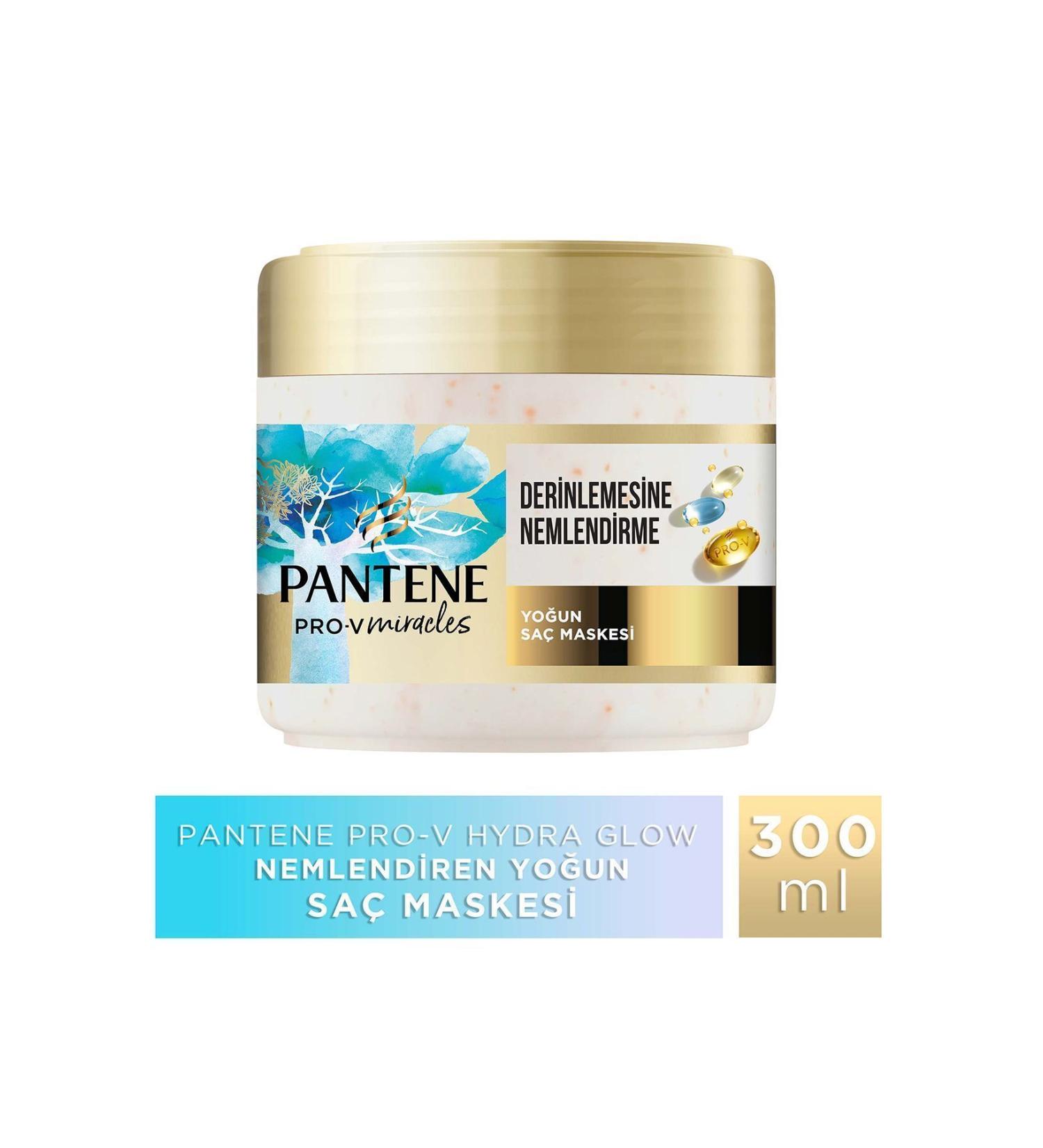 Pantene PRO-V MIRACLES Hydra Glow Moisturizing Mask for Dry Hair 300ML - Buy Online on GoSupps.com
