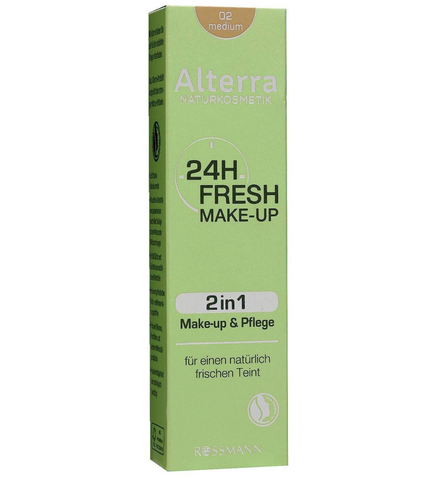 Alterra 24 Fresh 02 Medium 30 ml Foundation