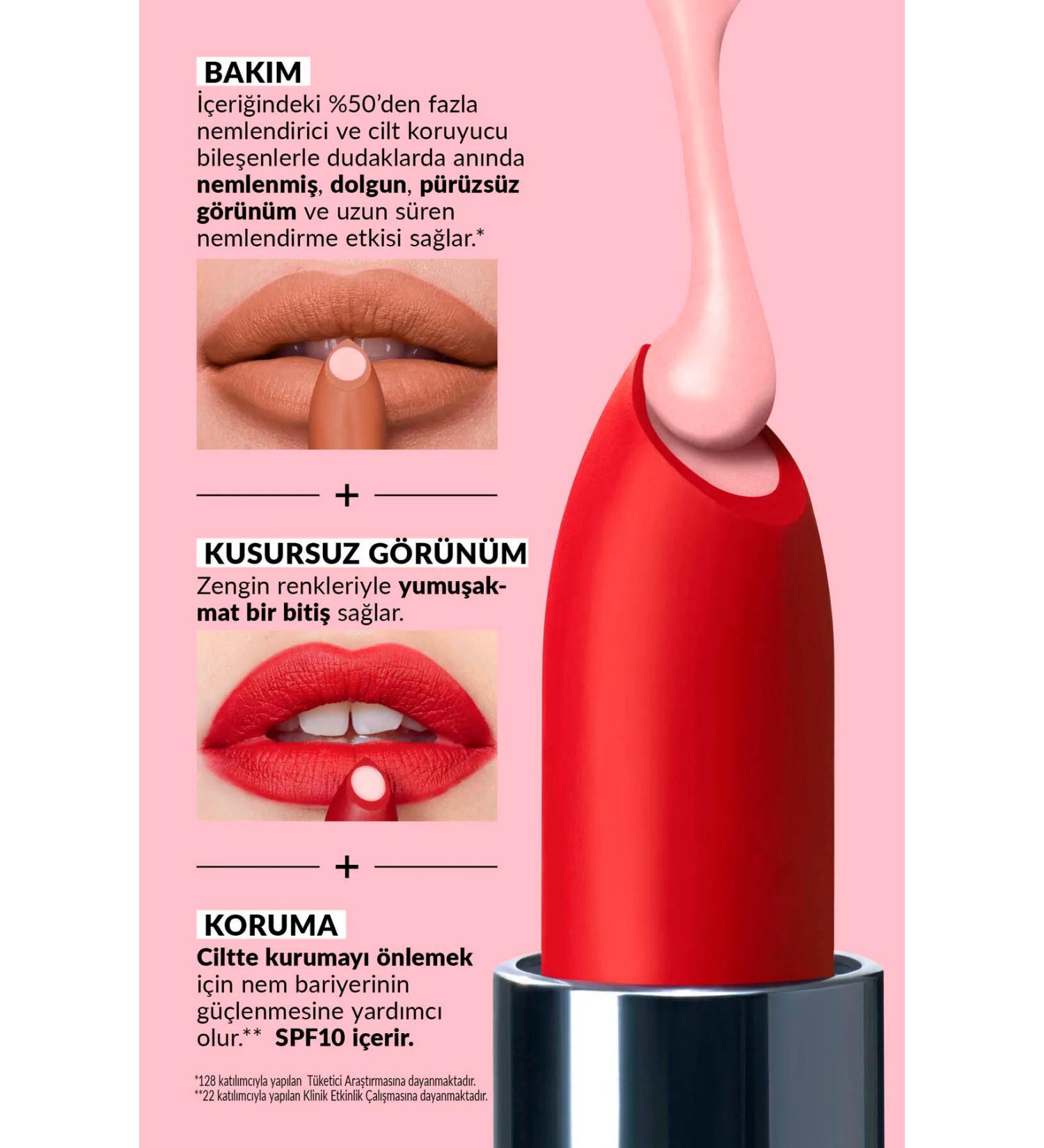 Avon Hydramatic Matte Lipstick Magenta 2-pack + Lovider Pocket Mirror - Buy Online on GoSupps.com