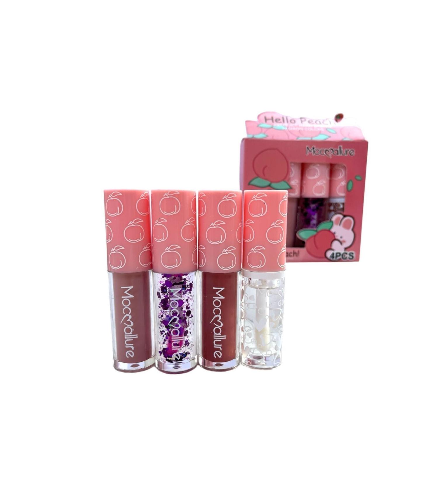M&B 2 liquid matte lipsticks and 2 lip glosses 4-piece set