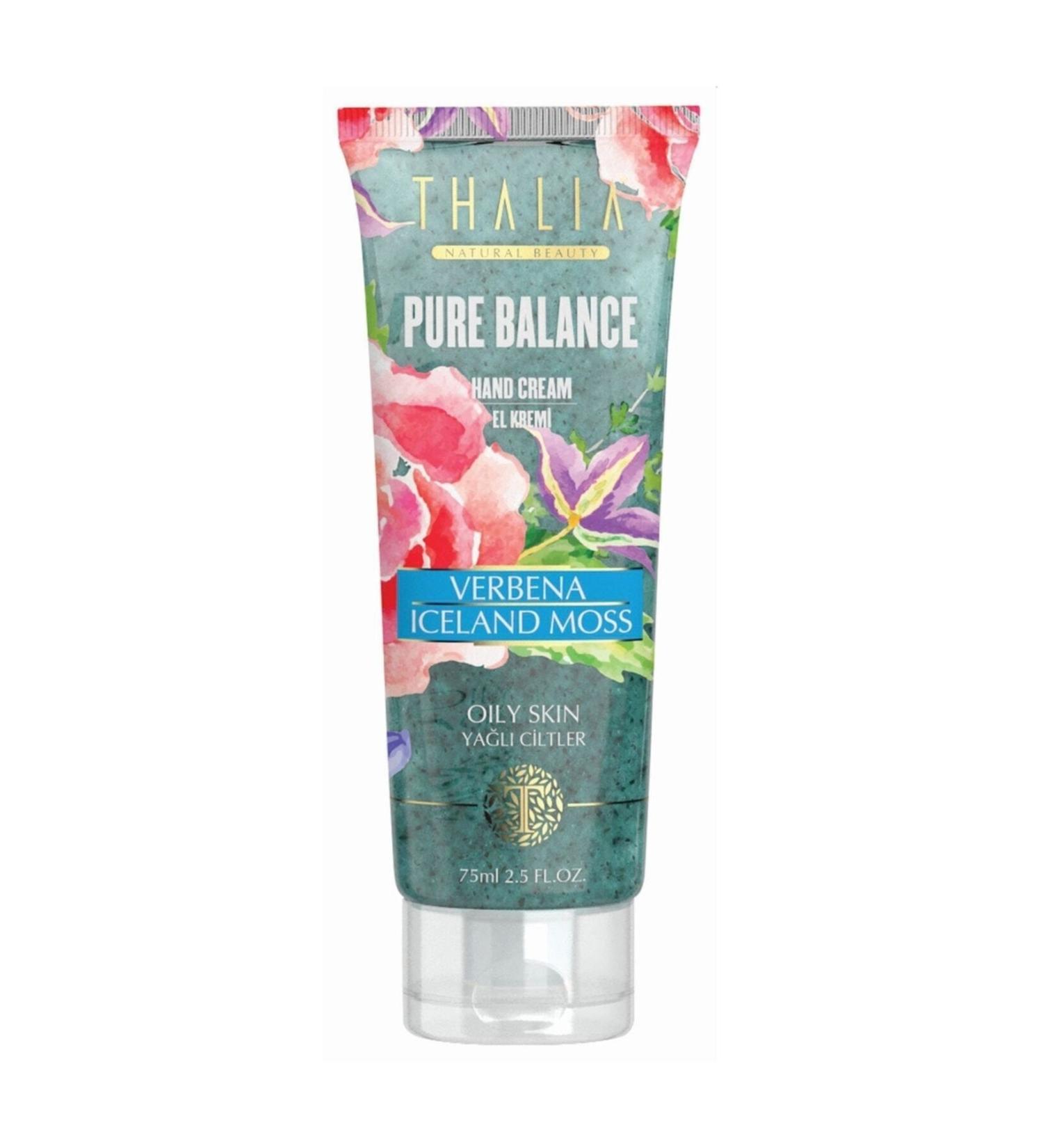 Thalia Verbena & Iceland Moss Repairing Hand Care Cream for Oily Skin - 75 ml