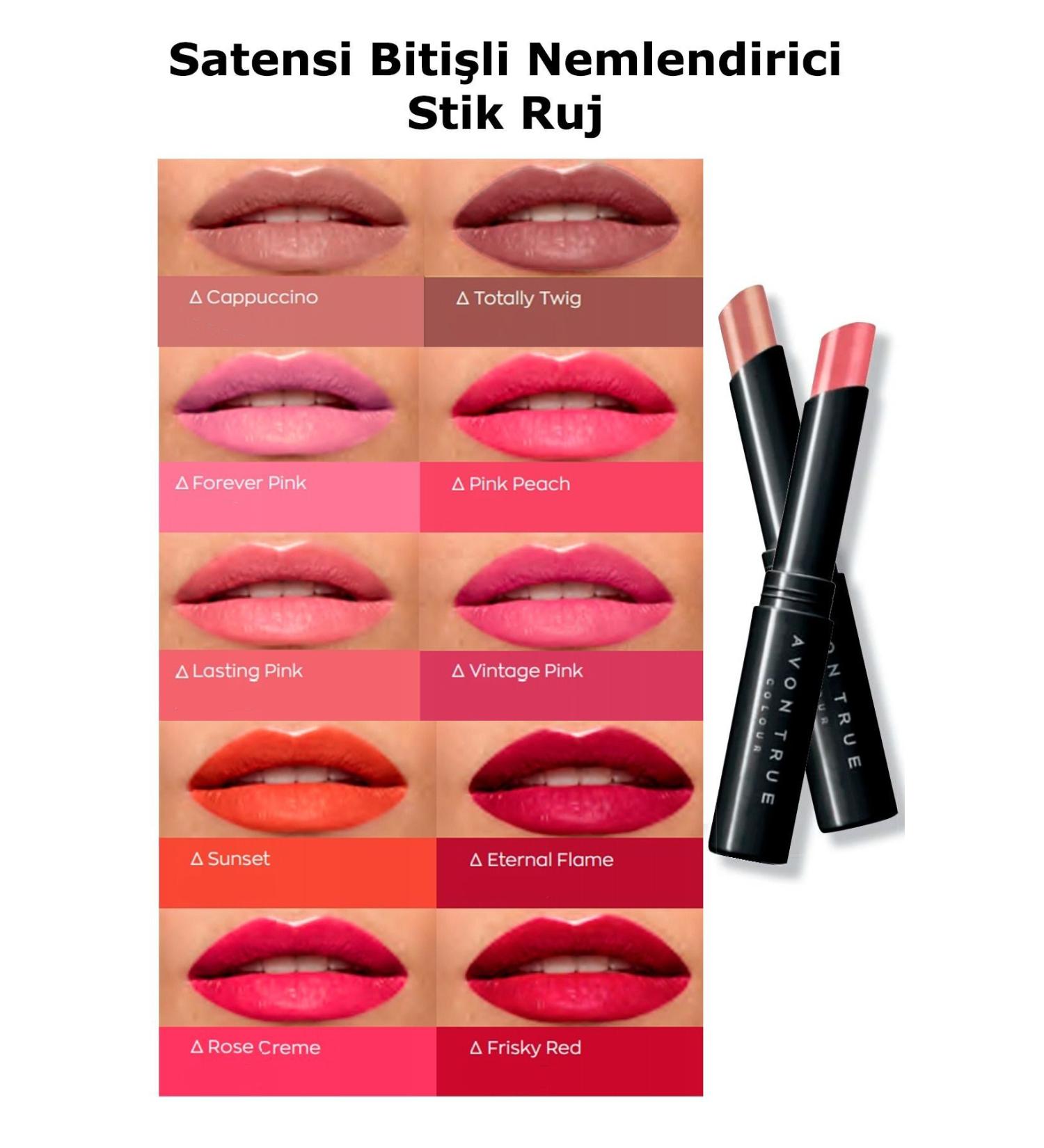 Avon True Color Ultra Beauty Lipstick - Rose Creme 2 Pack + Lovider Pocket Mirror Gift - Buy Online on GoSupps.com
